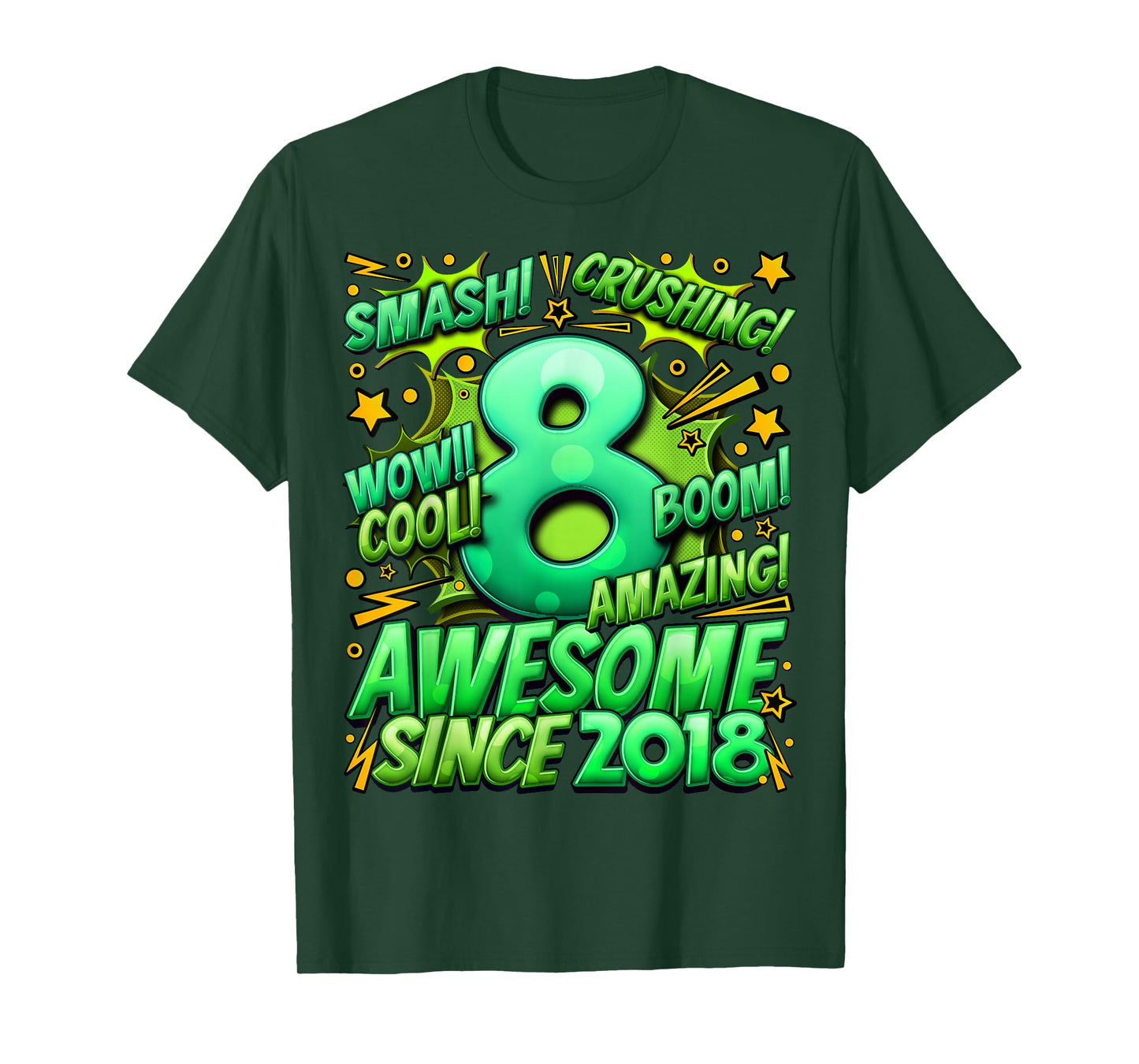 8 Year Old Gifts for Boys 8th Birthday Boy 8 Year Old Boy T-Shirt