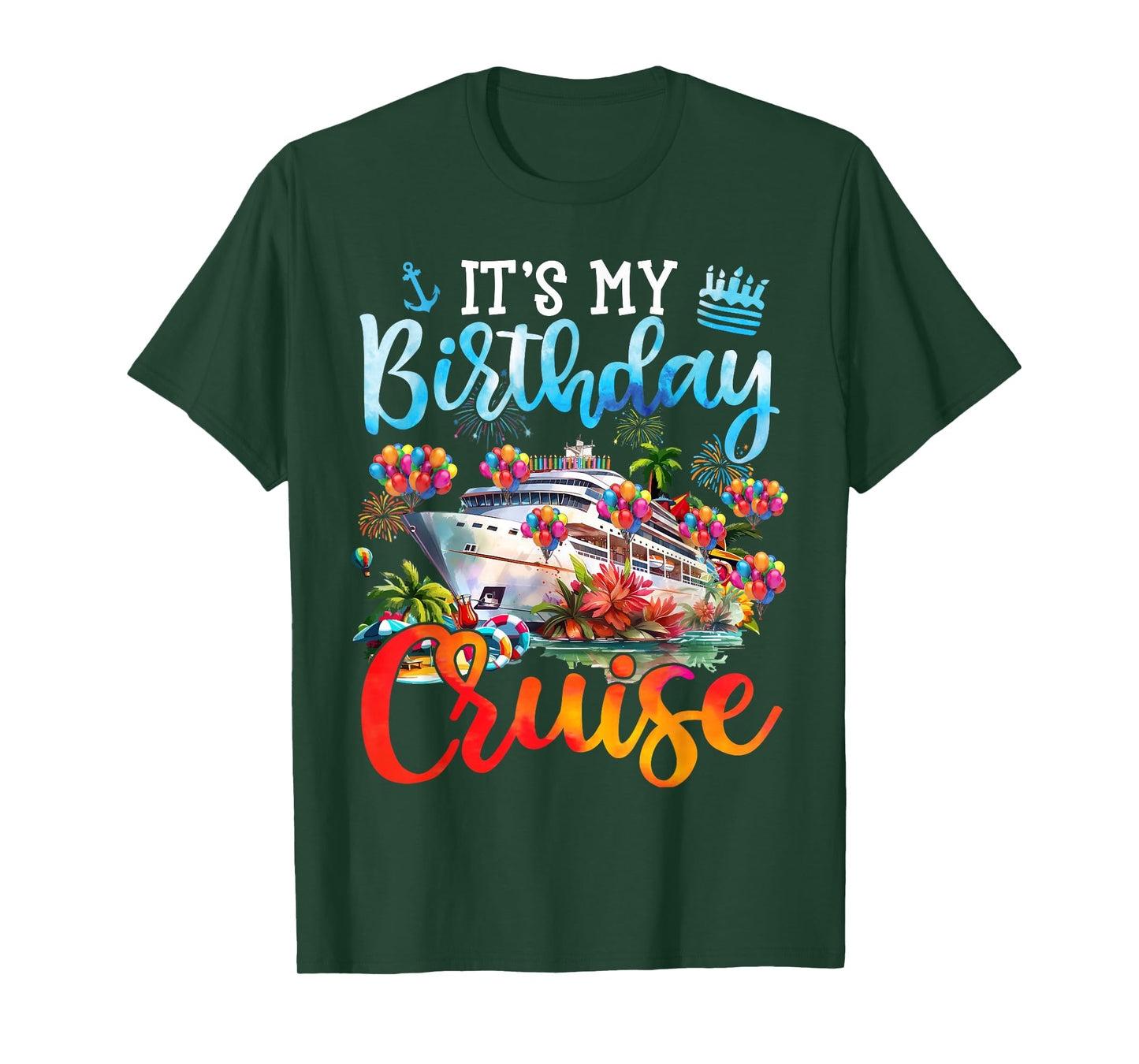 Birthday Party It's My Birthday Cruise Shirt Cruise Vacation T-Shirt