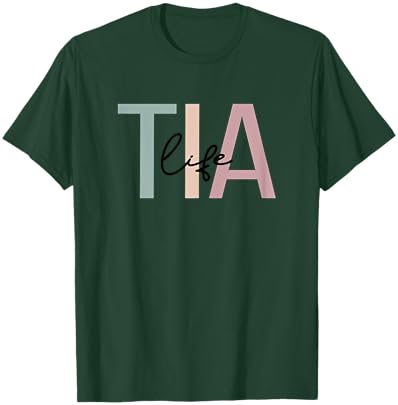 Tia Life Tia Grandma Boho Tia Grandmother T-Shirt - T-Shirt | Forest