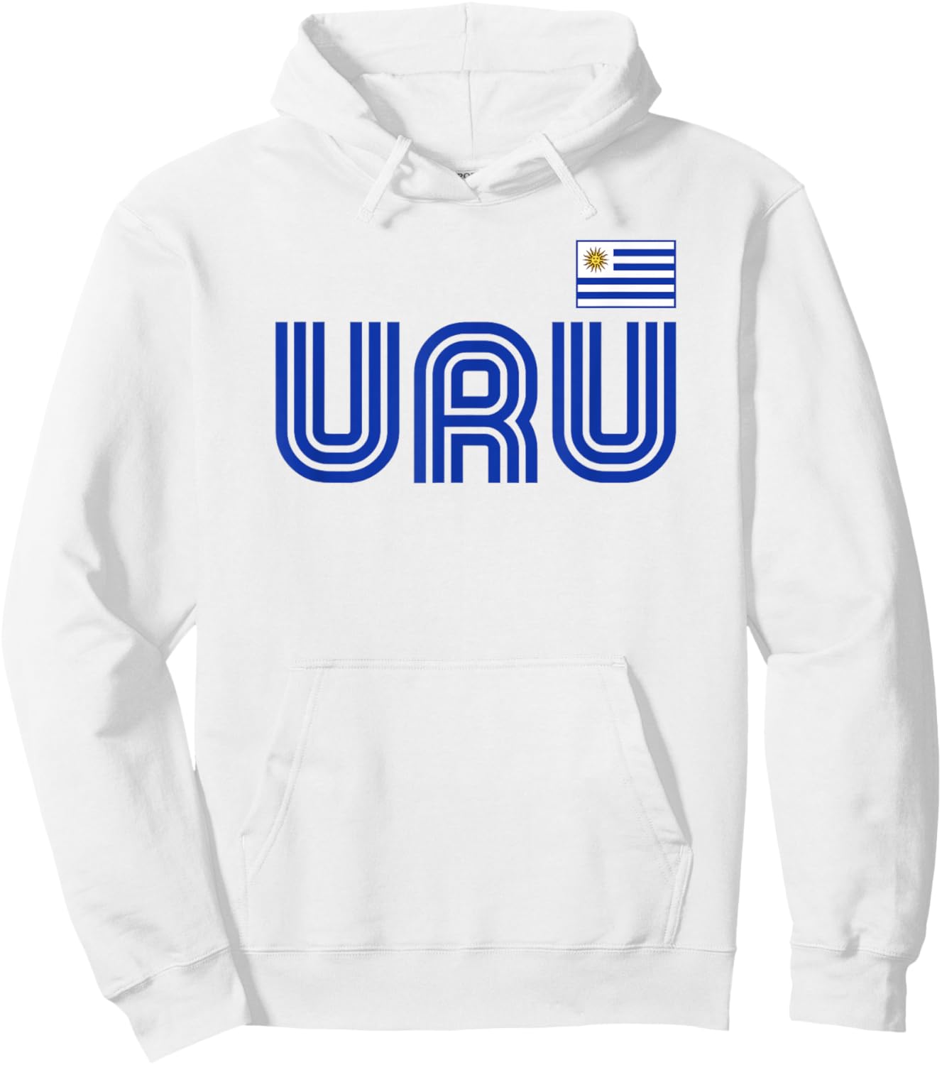 Uruguay Flag Retro International Country Uruguayan Pride Hoodie - Hoodie | White