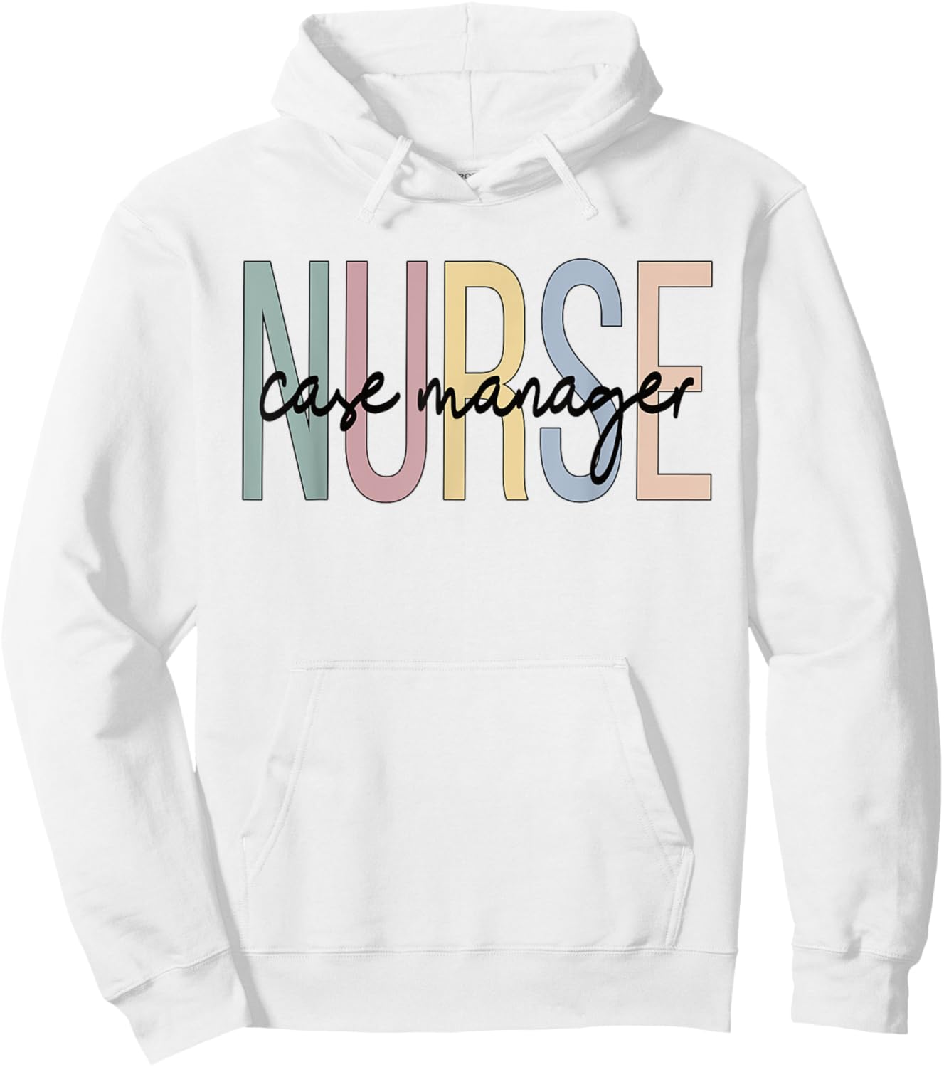 Nursing Case Management Boho Nurse Case Manager Hoodie - Hoodie | White
