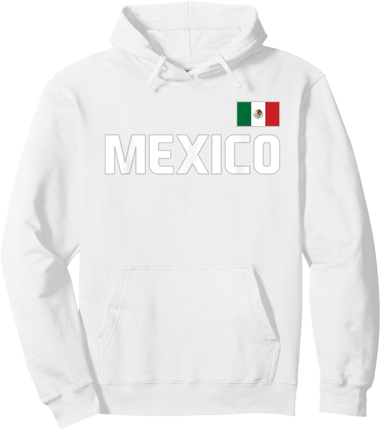Mexico Flag Mexican Pride International Country Hoodie - Hoodie | White