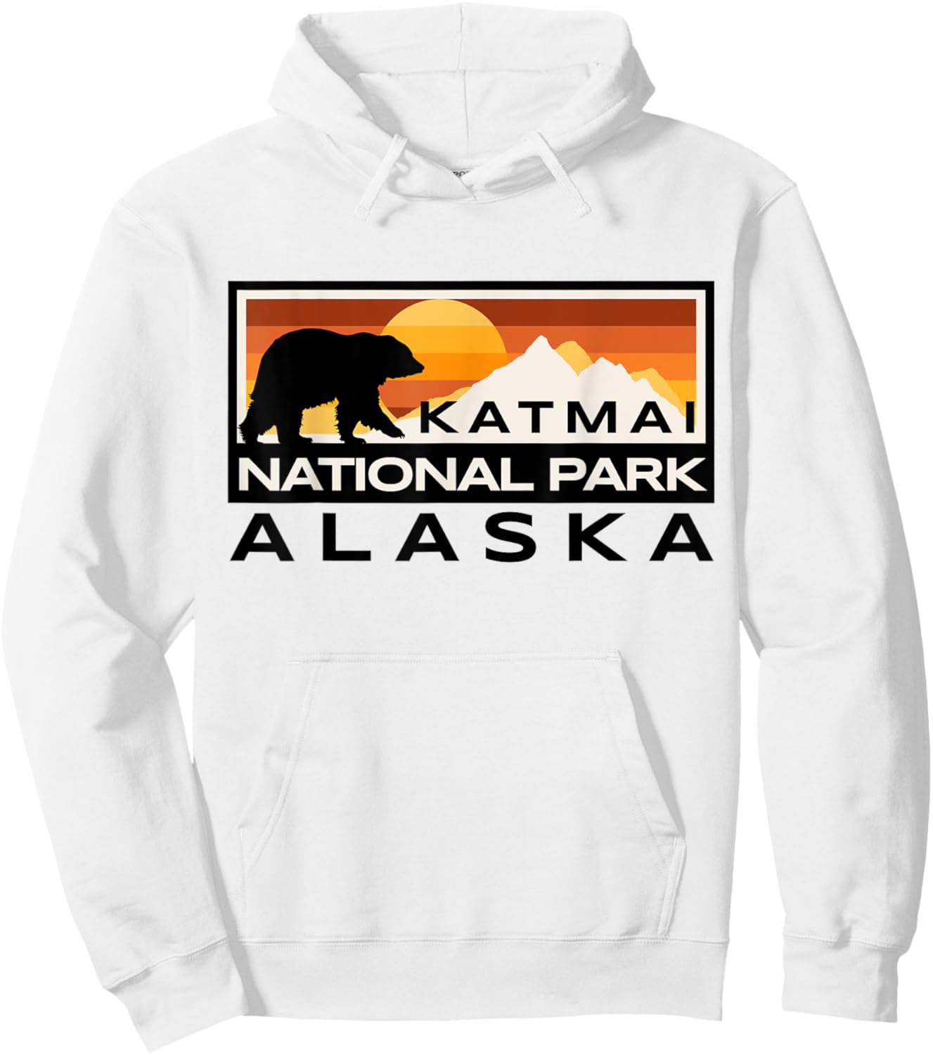 Katmai National Park Alaska Nature Bear Outdoors Hoodie - Hoodie | White