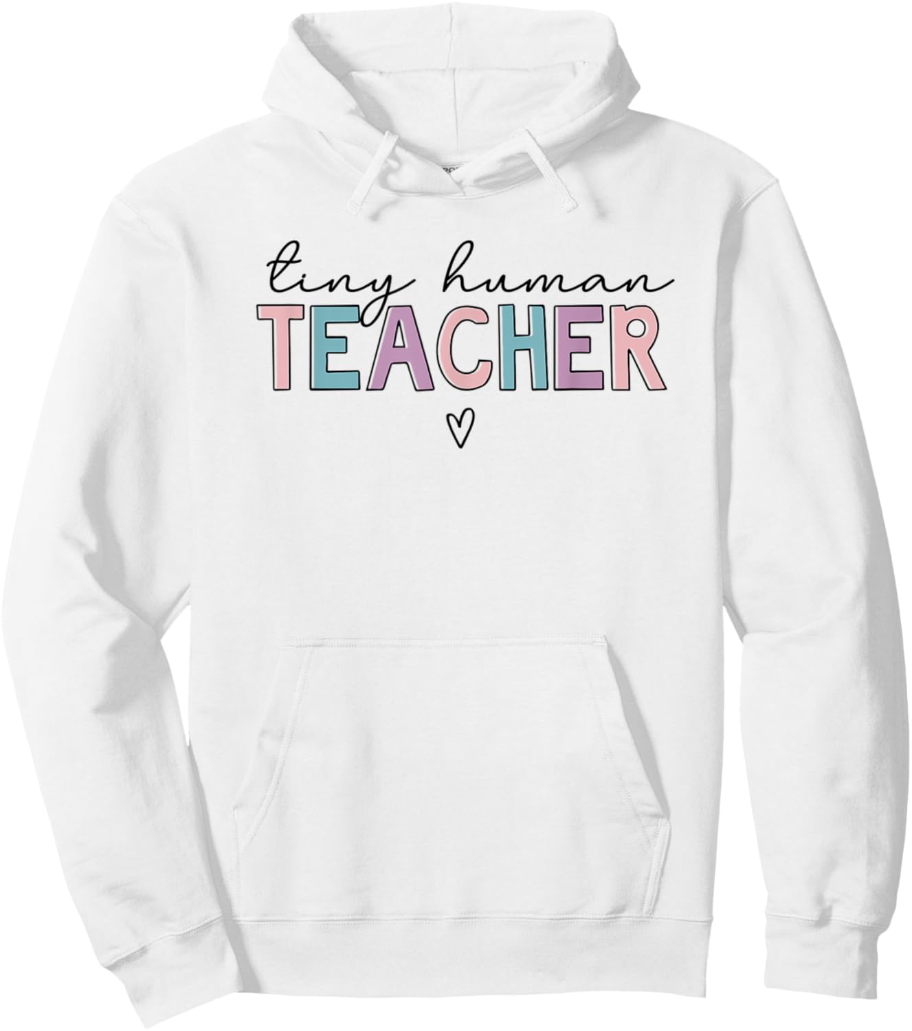 Tiny Human Teacher Hoodie - Hoodie | White