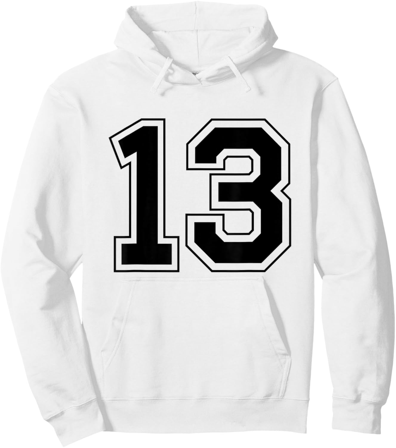 Number 13 Hoodie - Hoodie | White