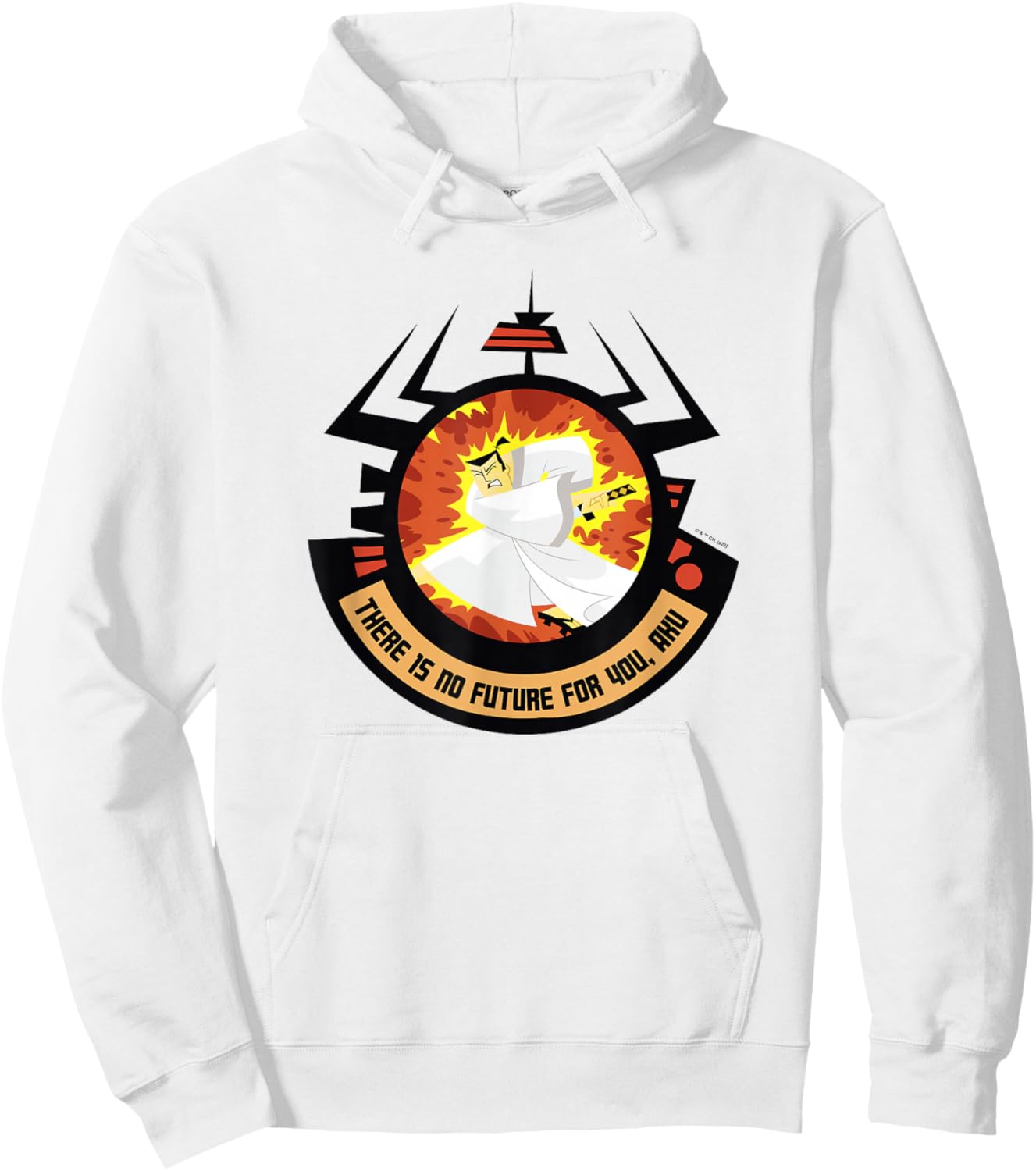 Samurai Jack There Is No Future For You Aku Hoodie - Hoodie | White
