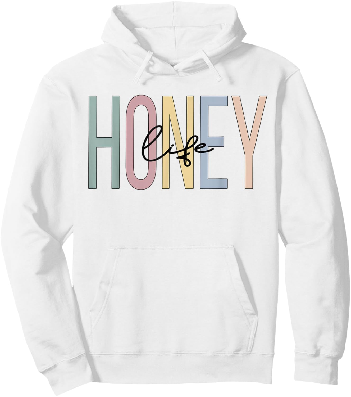Honey Life Honey Grandma Boho Honey Grandmother Hoodie - Hoodie | White