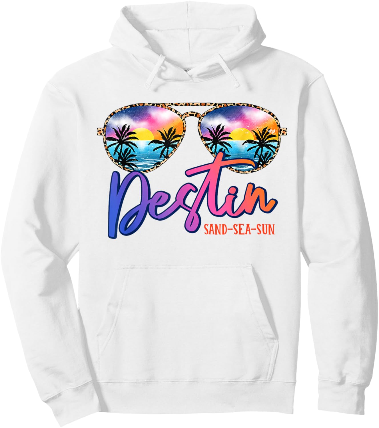 Sunglasses Destin Florida Beach Vacation Matching Family Hoodie - Hoodie | White