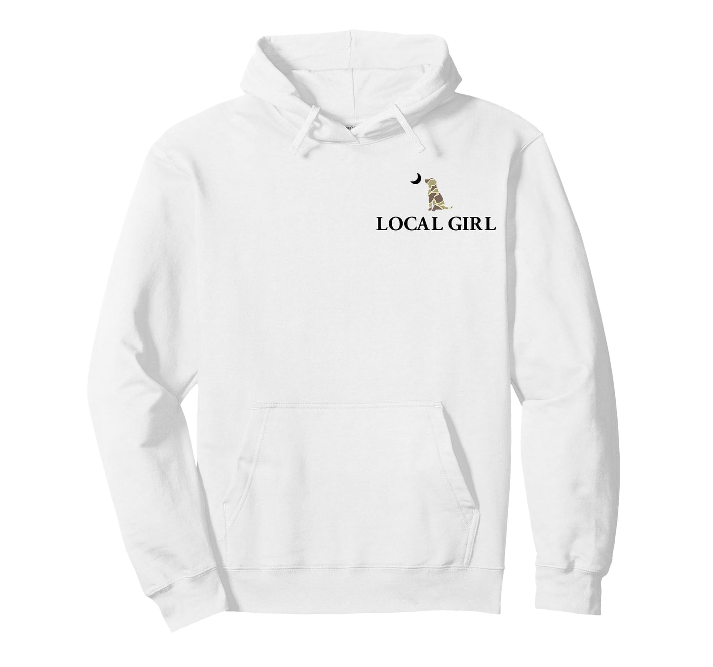 Local Girl Old School Bow Camouflage Hunting Season 2 Sided T-Shirt