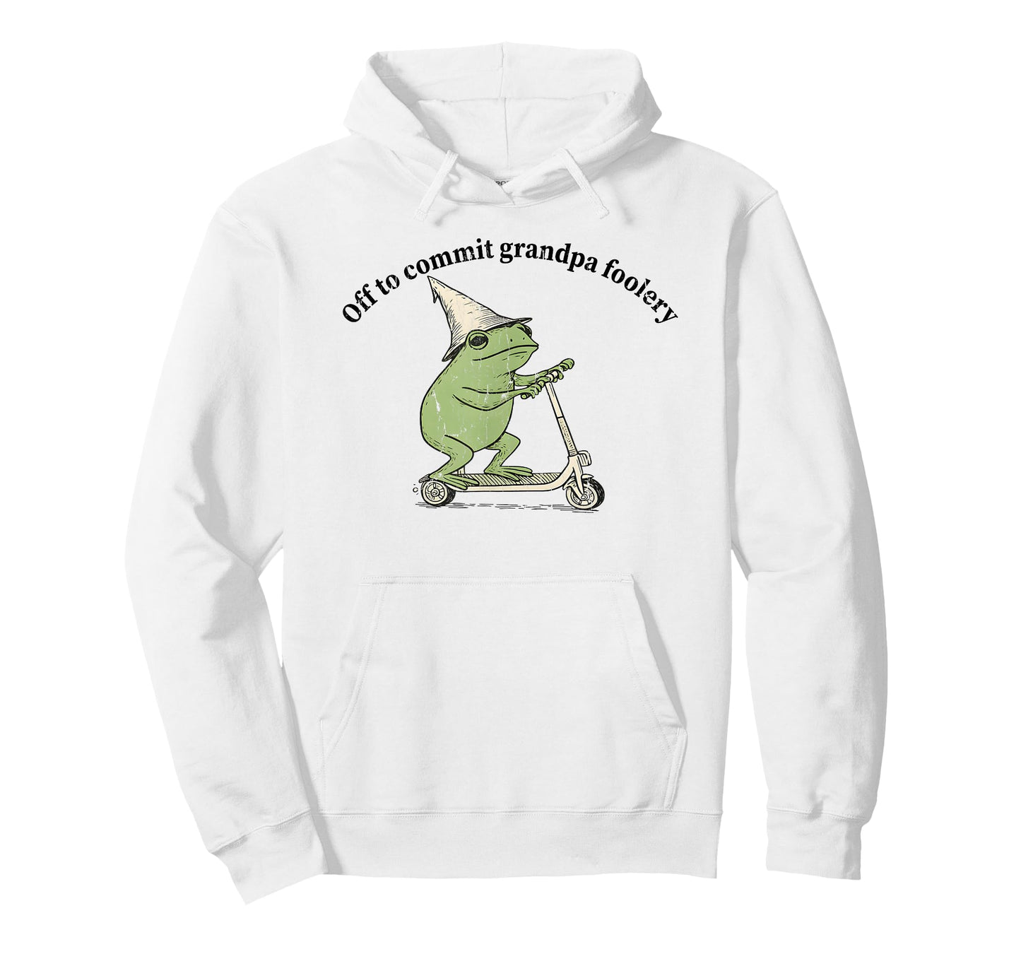 Off to Commit Grandpa Foolery, Grandpa Frog T-Shirt