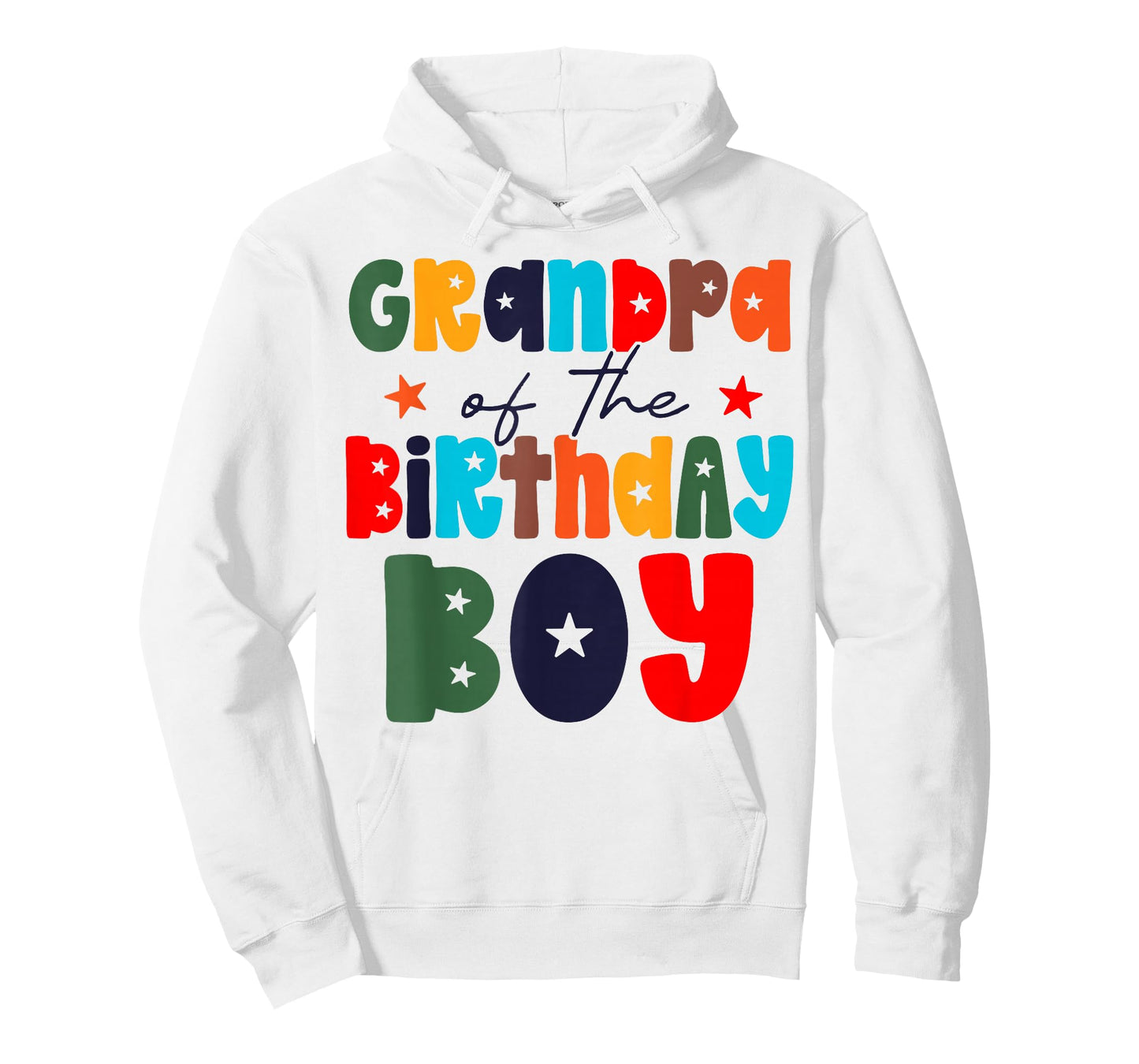 Grandpa of The Birthday Boy Matching Family Birthday Party T-Shirt