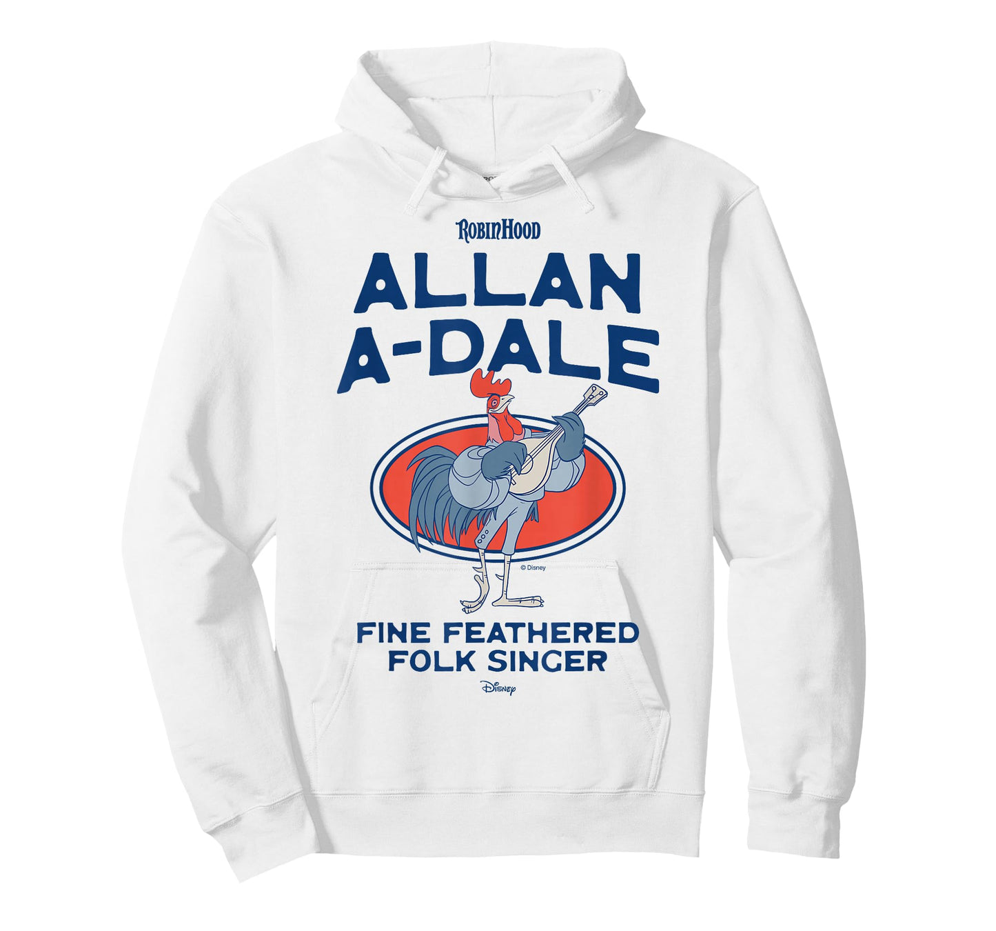 Disney Robin Hood Allan-A-Dale Folk Singer Retro T-Shirt