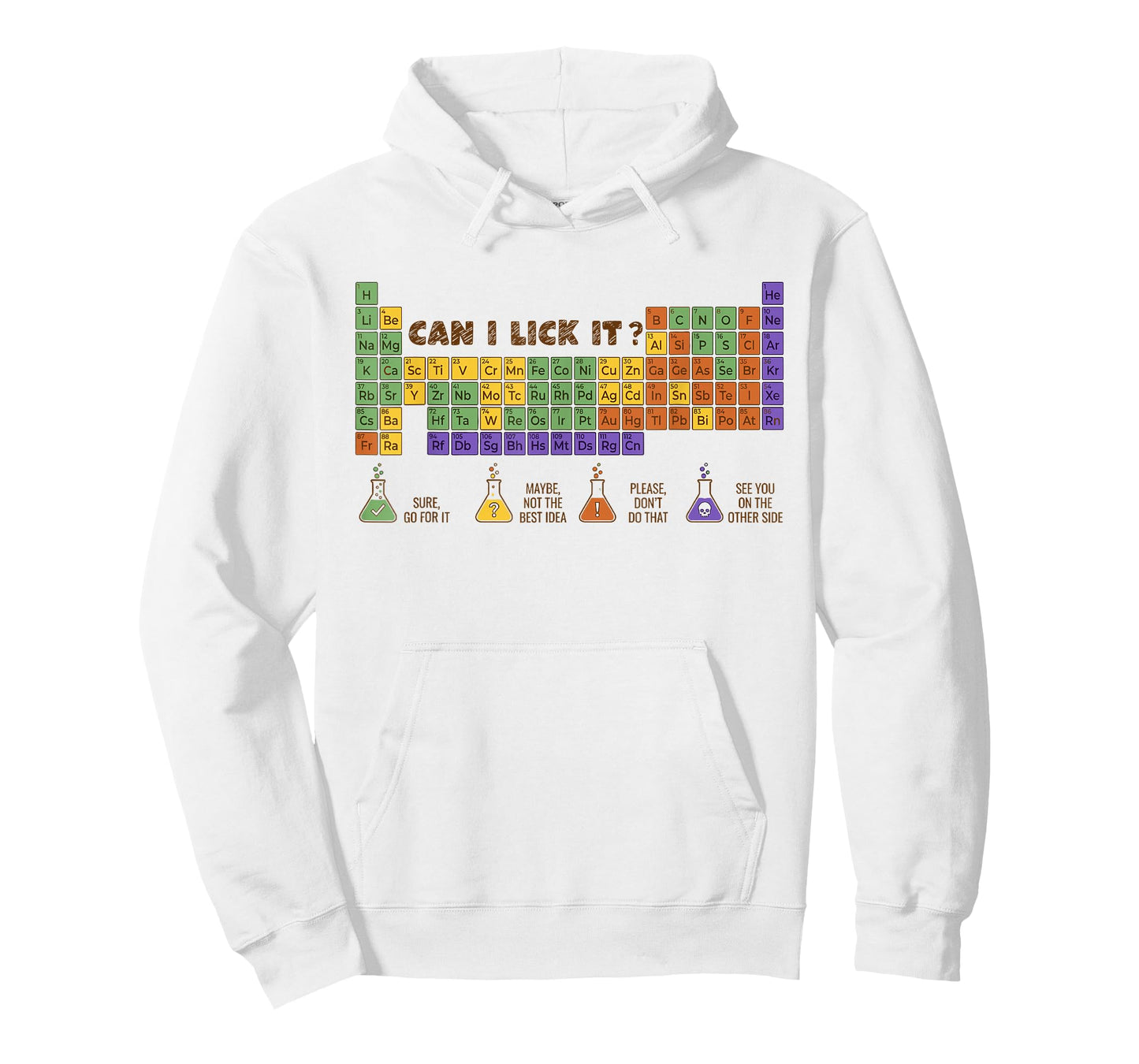 Can I Lick It Chemistry Periodic Table of Elements Science T-Shirt