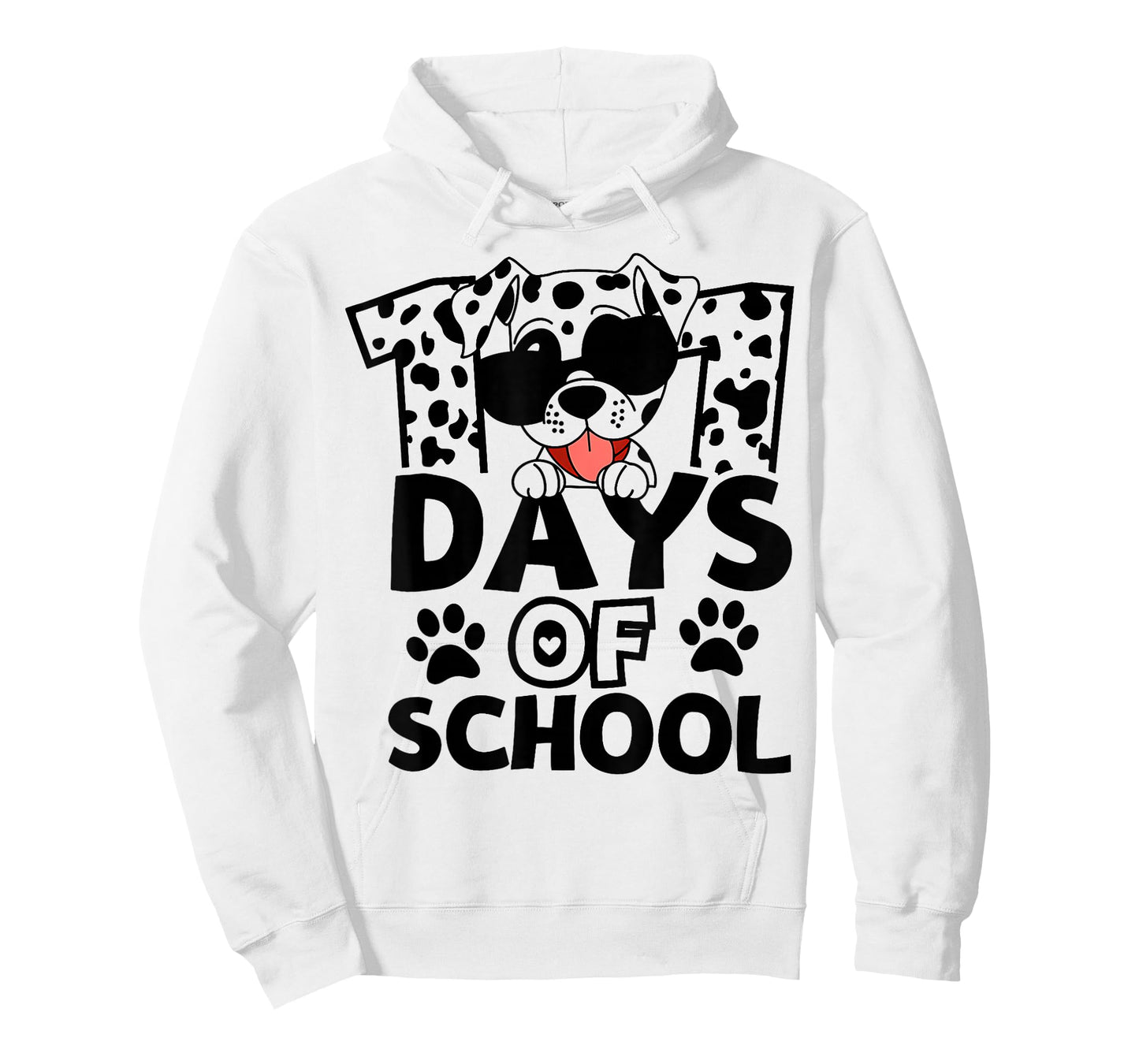 100 Days of School Dalmatian Dog Boy Kid 100th Day of School T-Shirt