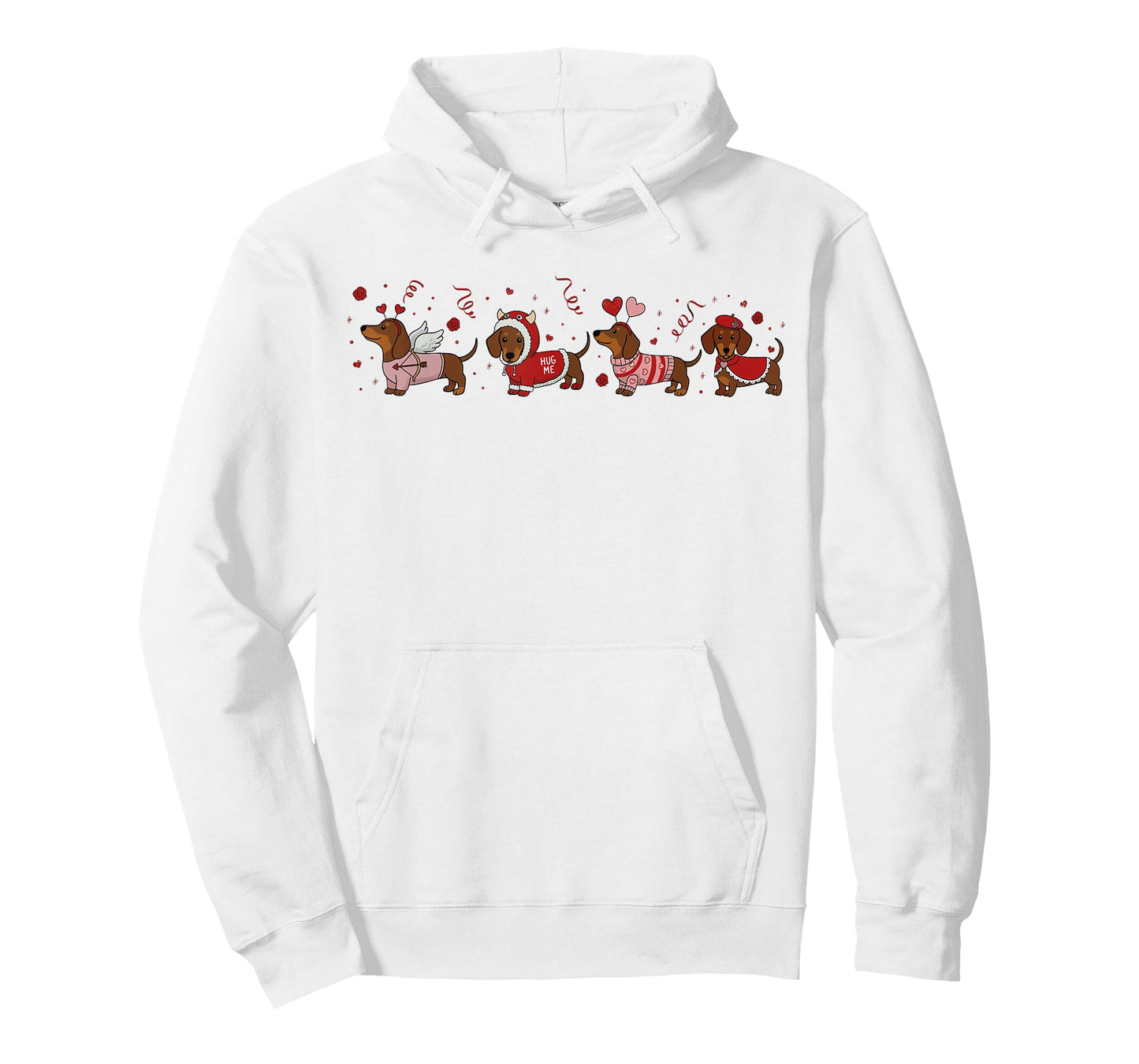 Dachshund Valentine Dachshund Valentine’s Day Sausage Dog T-Shirt