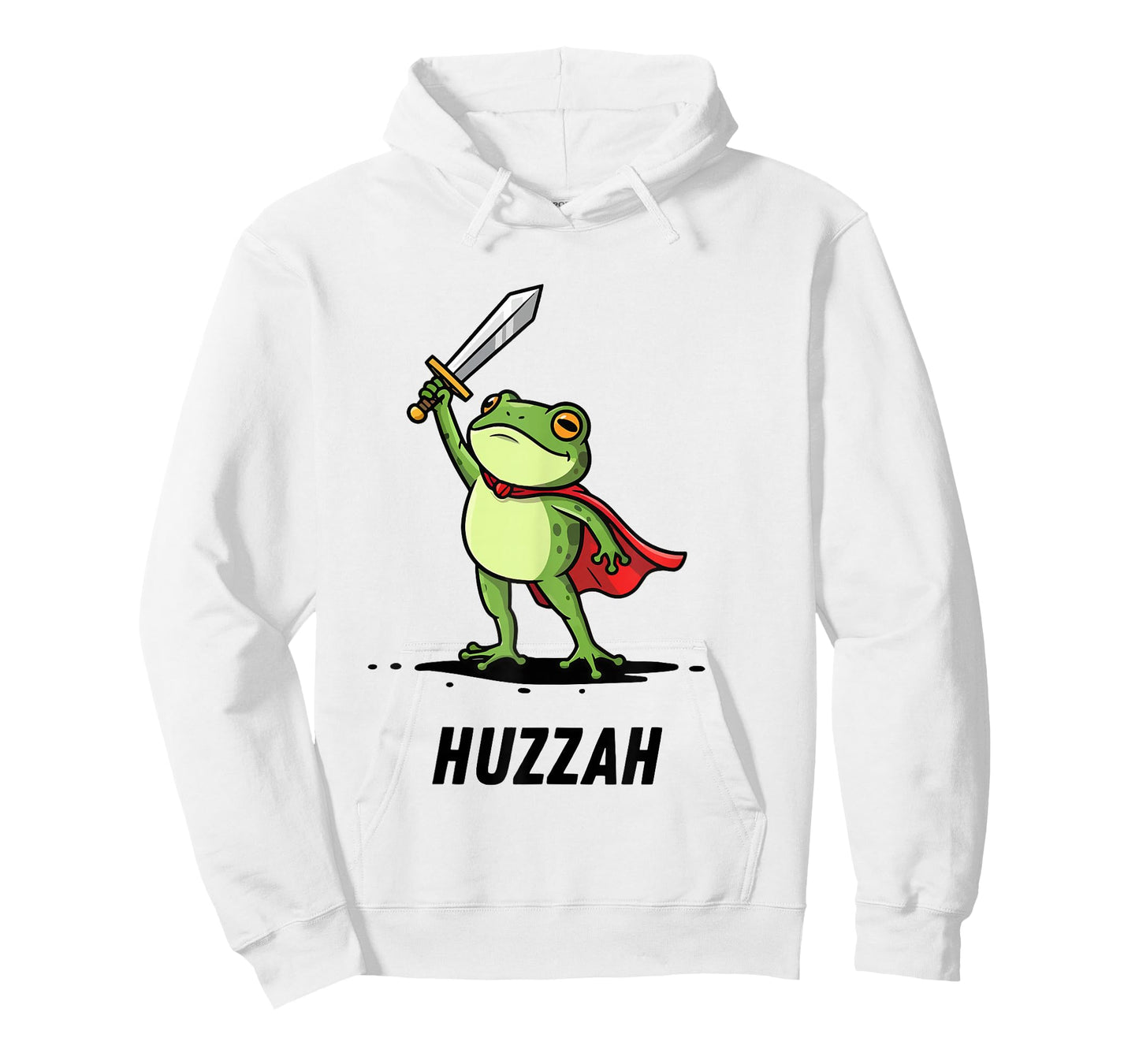 Huzzah Frog Knight Funny Sword Meme Quote Men Women T-Shirt