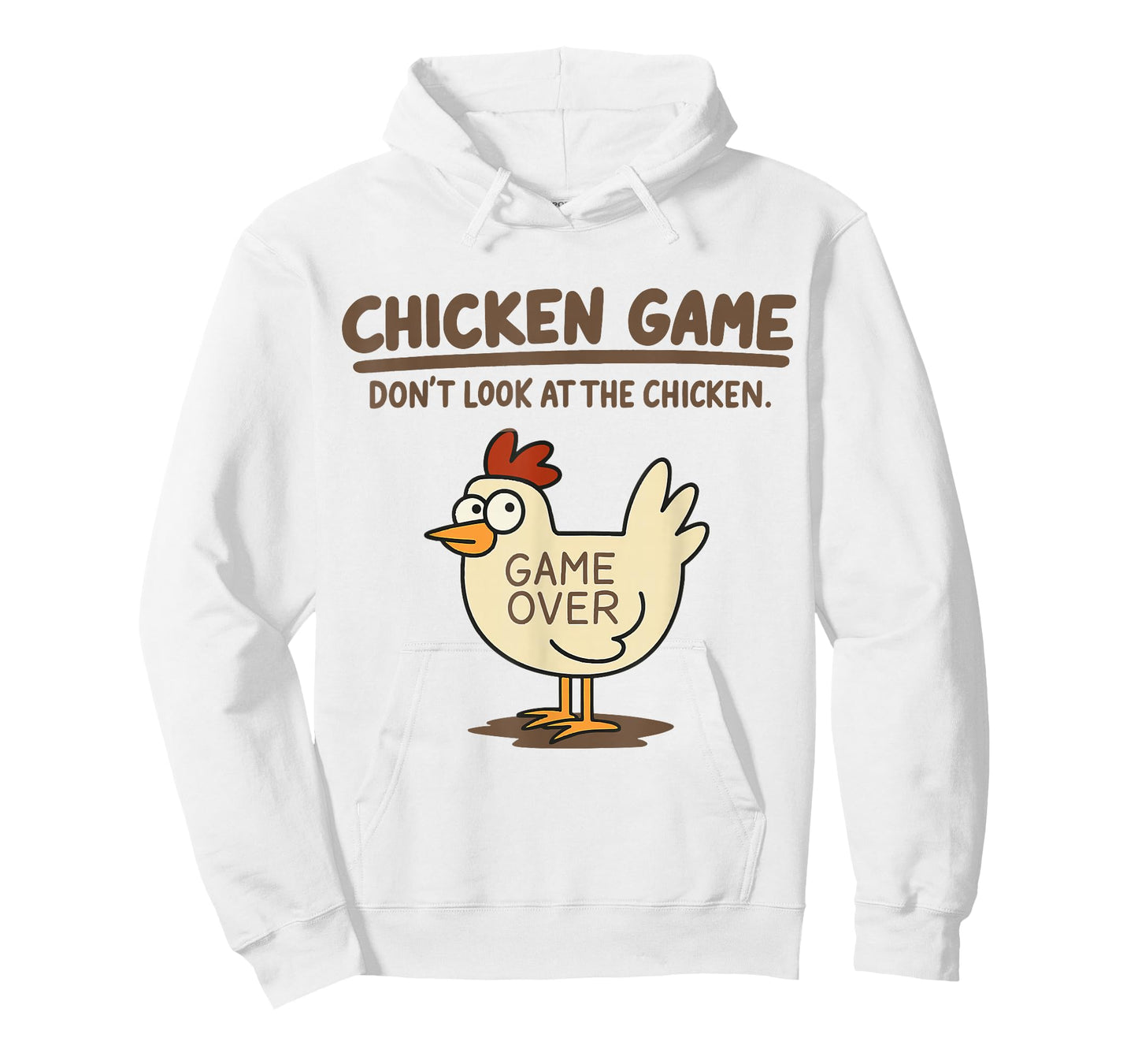 Funny Chicken Game Don't Look at The Chicken Meme T-Shirt