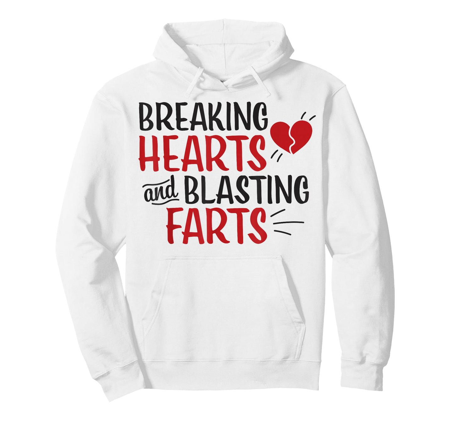Funny Breaking Hearts and Blasting Farts Valentines Day Kids T-Shirt