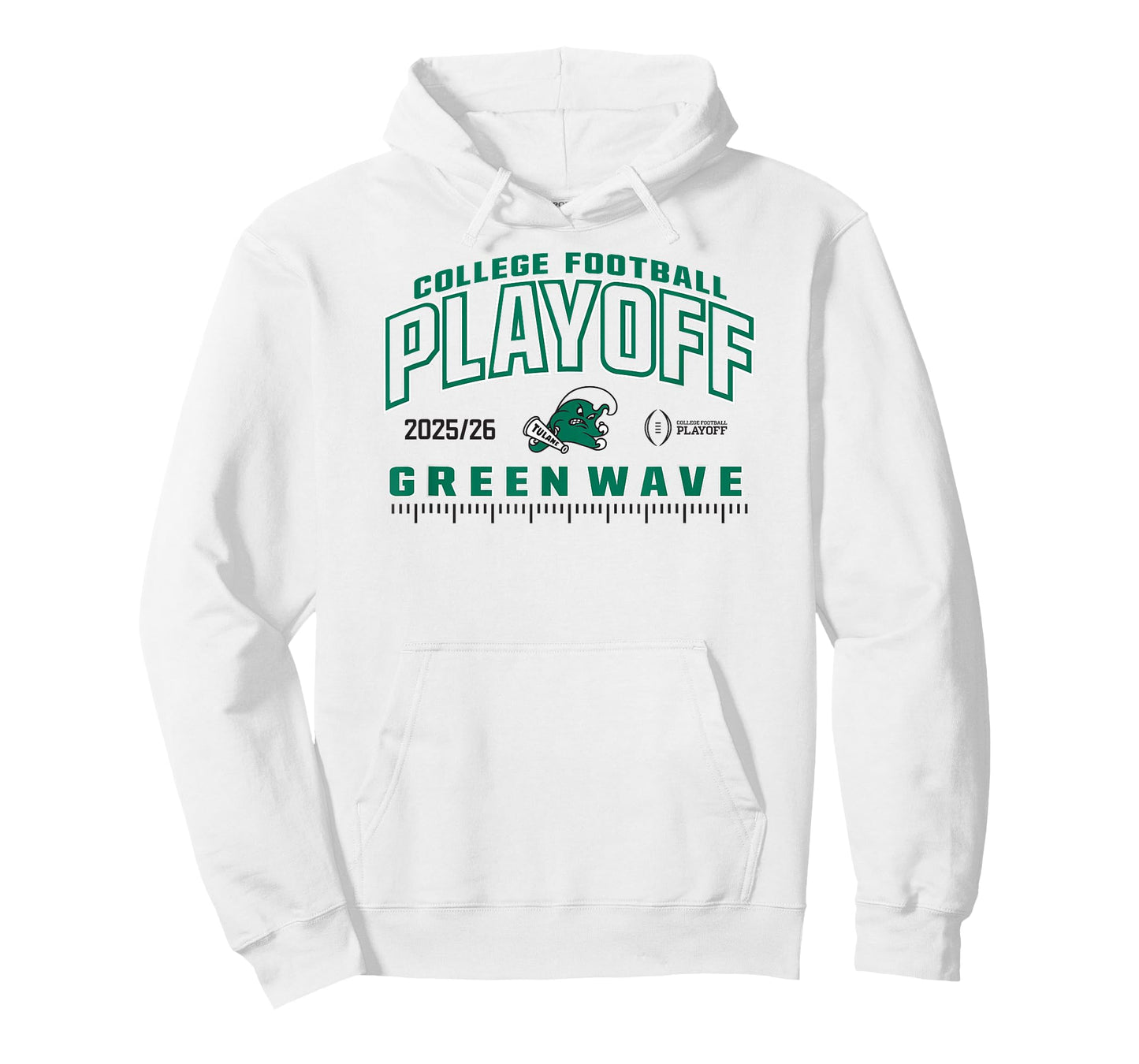 Tulane Green Wave College Football Playoff CFP 2025-26 Blue T-Shirt