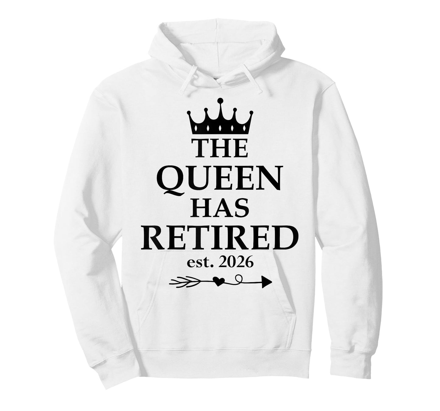 The Queen Has Retired Sign,Retired Est 2026 Retirement Women T-Shirt