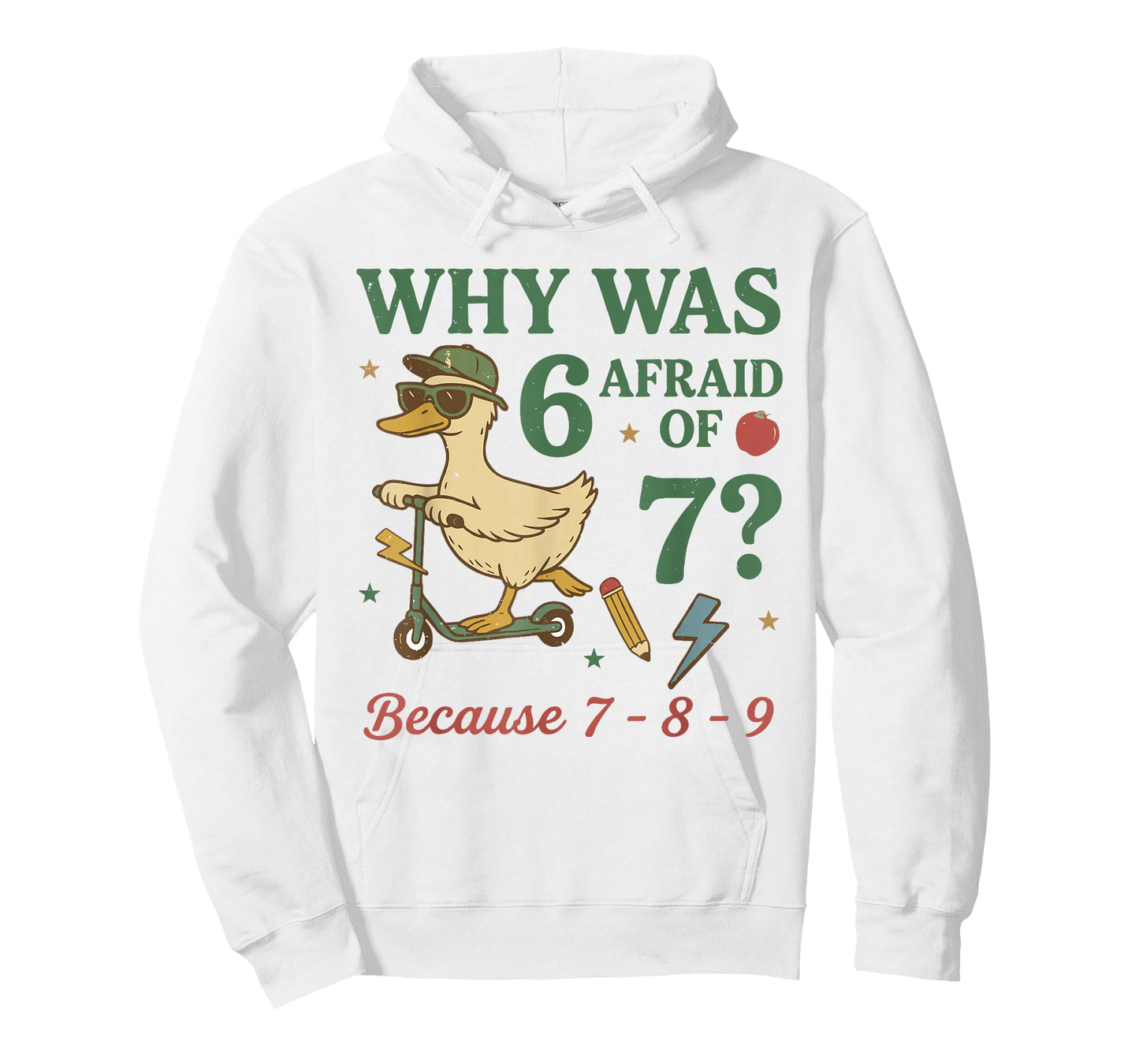 Why was 6 Afraid of 7 Because 7-8-9 Six Seven Meme Teacher T-Shirt