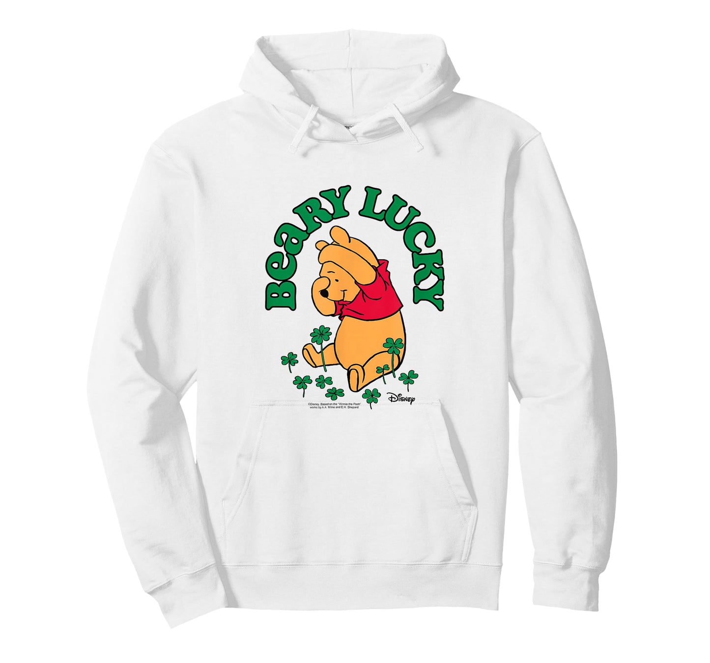 Winnie The Pooh - Beary Lucky - St Patrick's Day T-Shirt