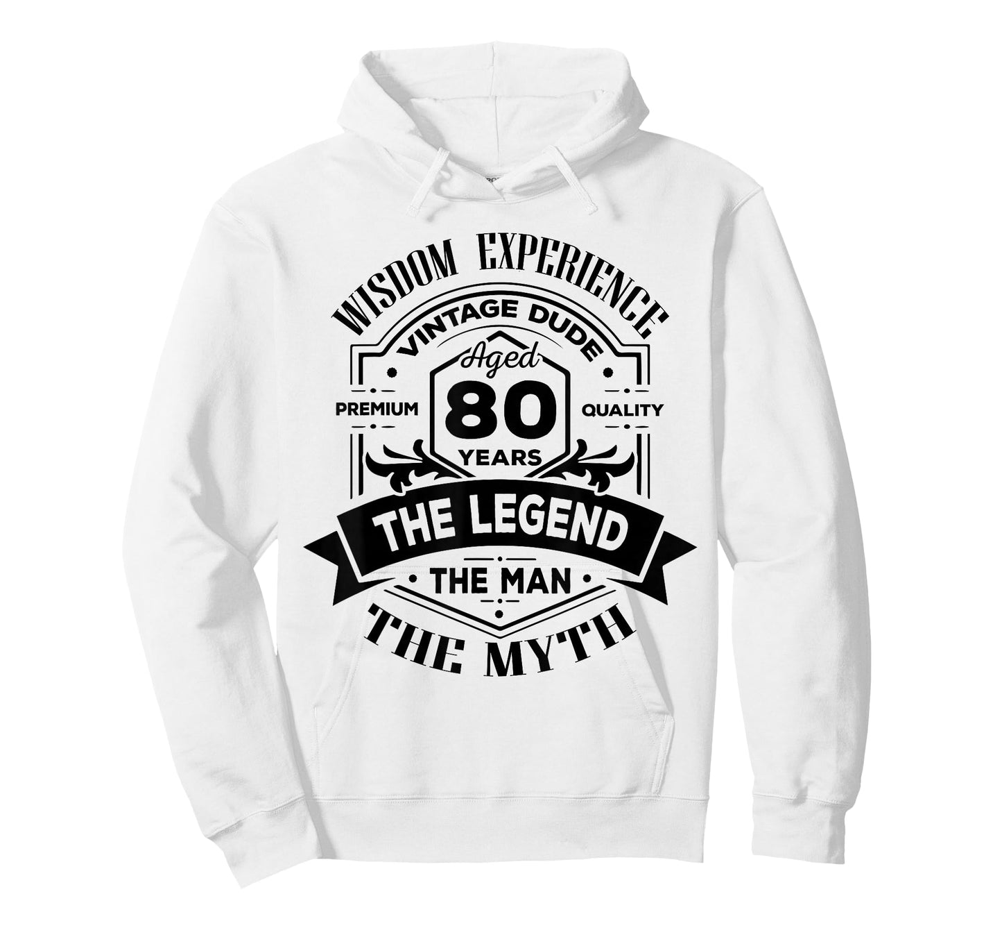 Vintage The Man Myth Legend 80 Birthday Tee for 80 Years Old T-Shirt