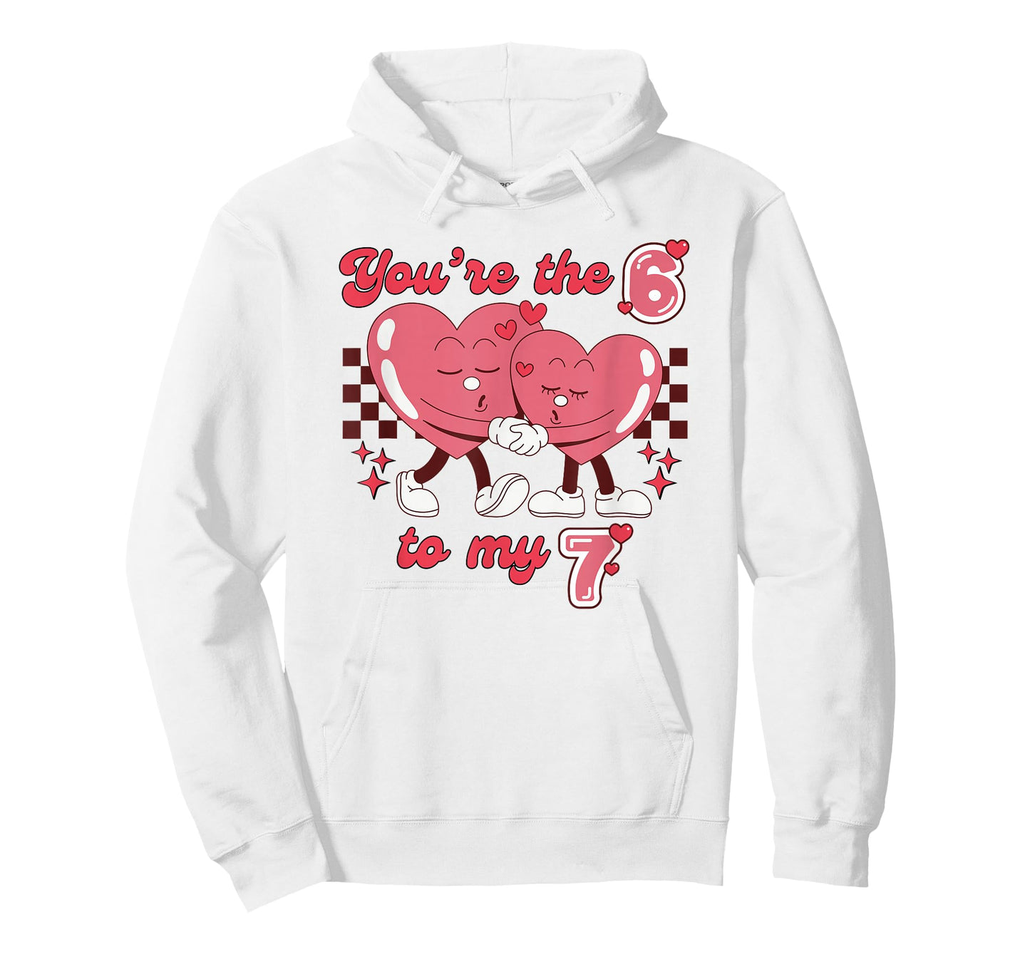 You're The 6 to My 7 Valentine's Day 67 Heart Men Women Kids T-Shirt