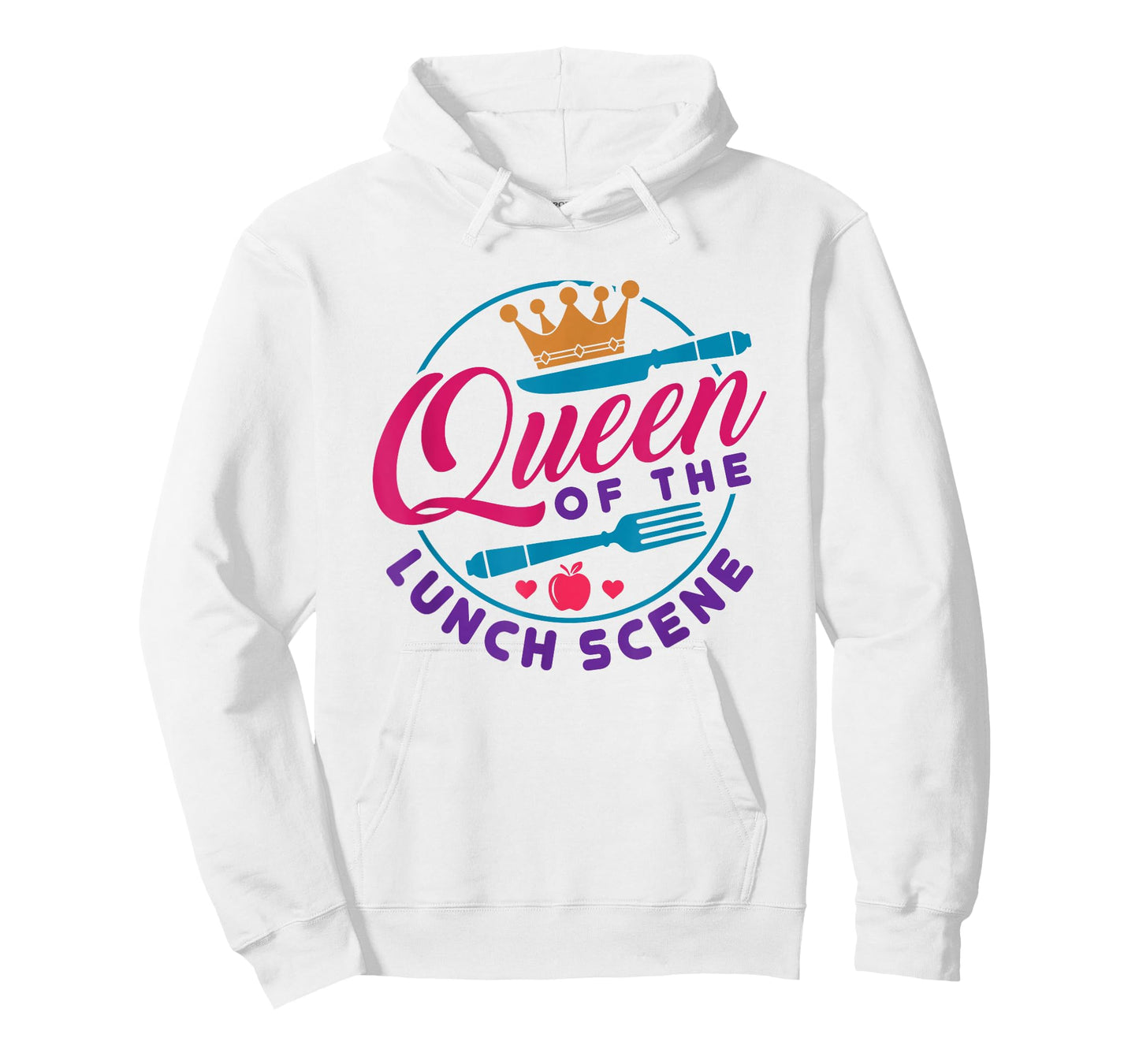 Cafeteria Worker Lunch Lady Women Queen of The Lunch Scene T-Shirt