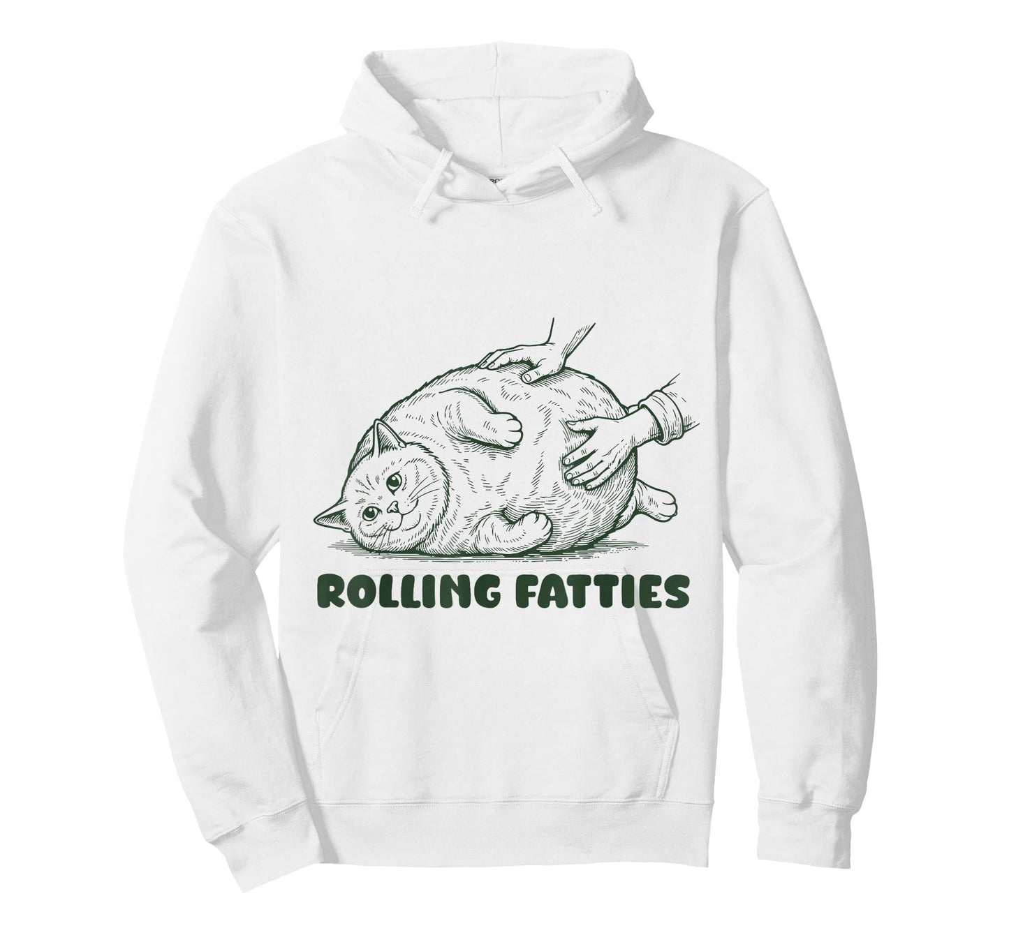 Rolling Fatties British Shorthair Funny Cute Cat Lover T-Shirt