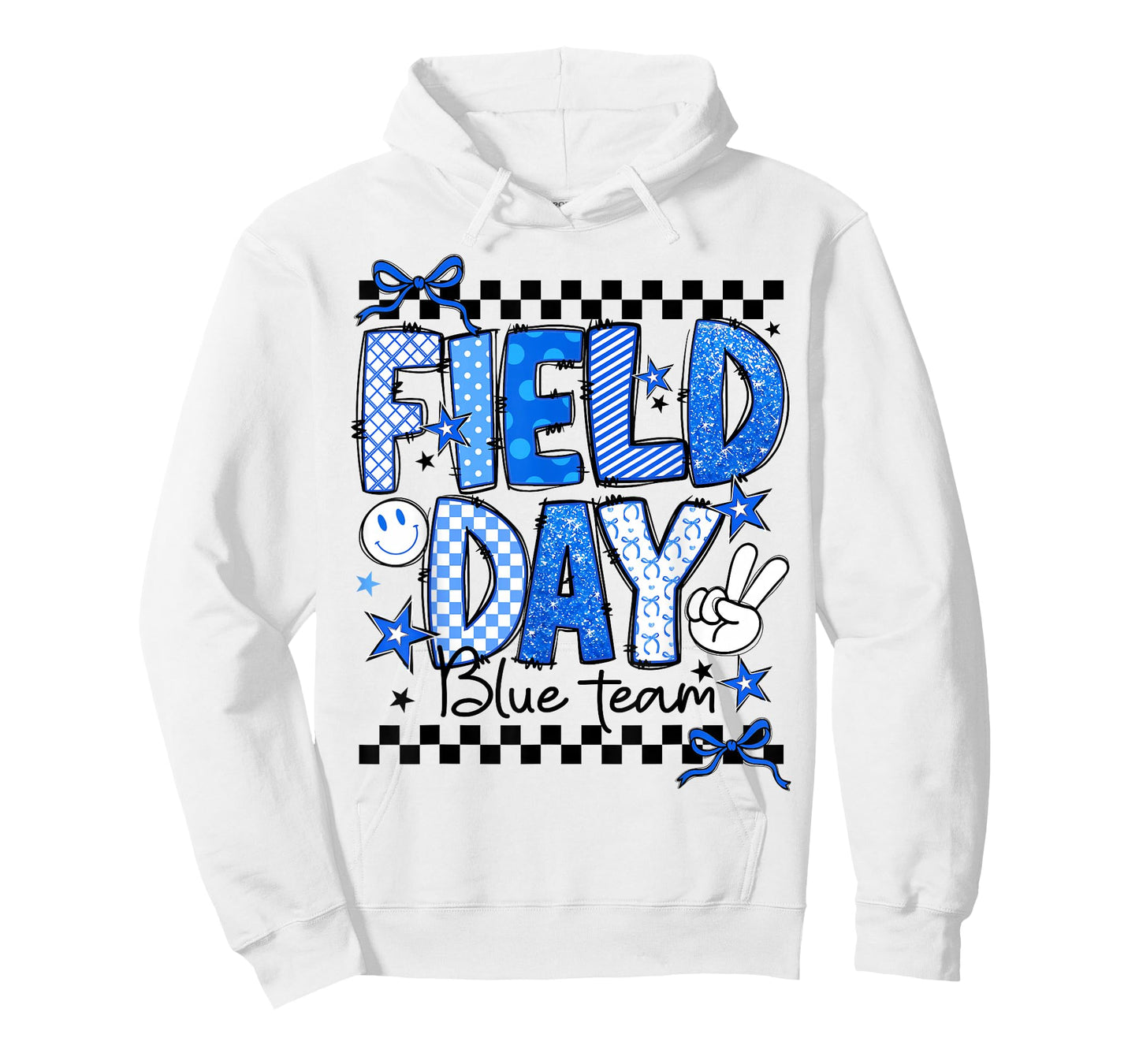 Field Day Blue Team Let The Games Begin Fun Day Field Trip T-Shirt