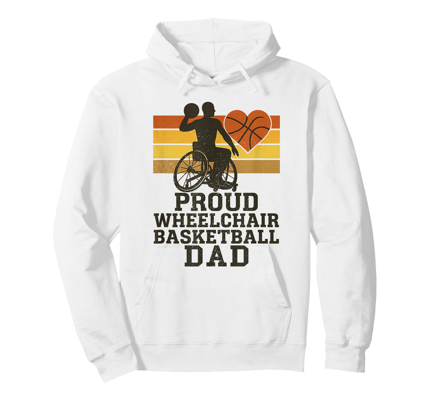 Boys Wheelchair Basketball Player Dad Proud Parent T-Shirt