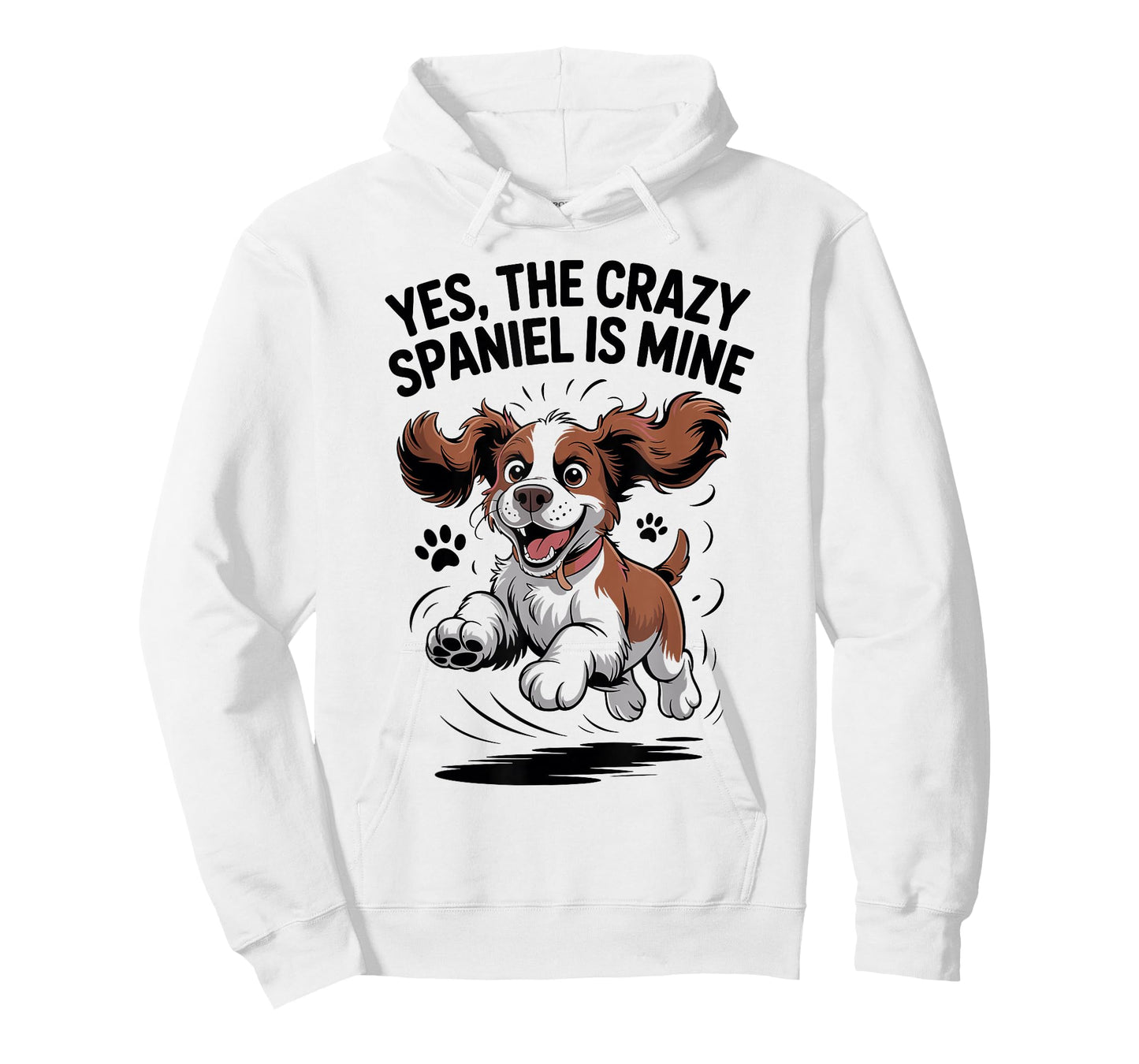 Cute Crazy Field Dog Funny Pet English Springer Spaniel T-Shirt