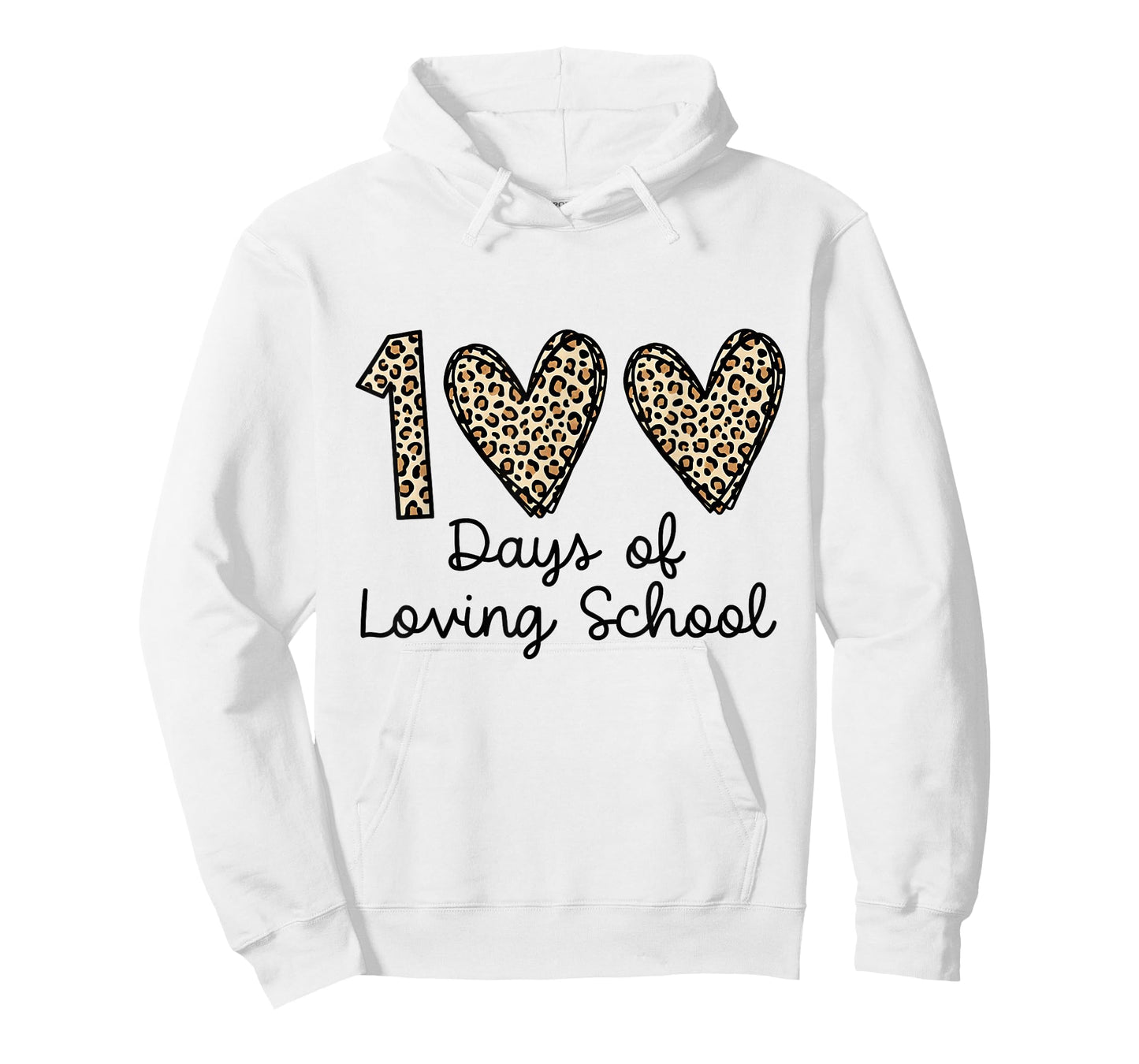 100 Days of Loving School Hearts 100 Days of School T-Shirt