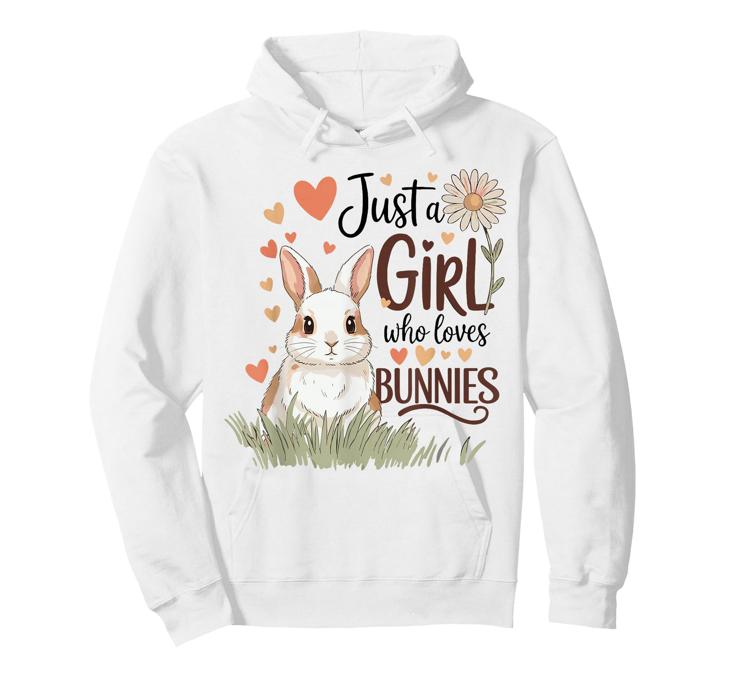 Just a Girl Who Loves Bunnies Design Cute for Girls & Women T-Shirt