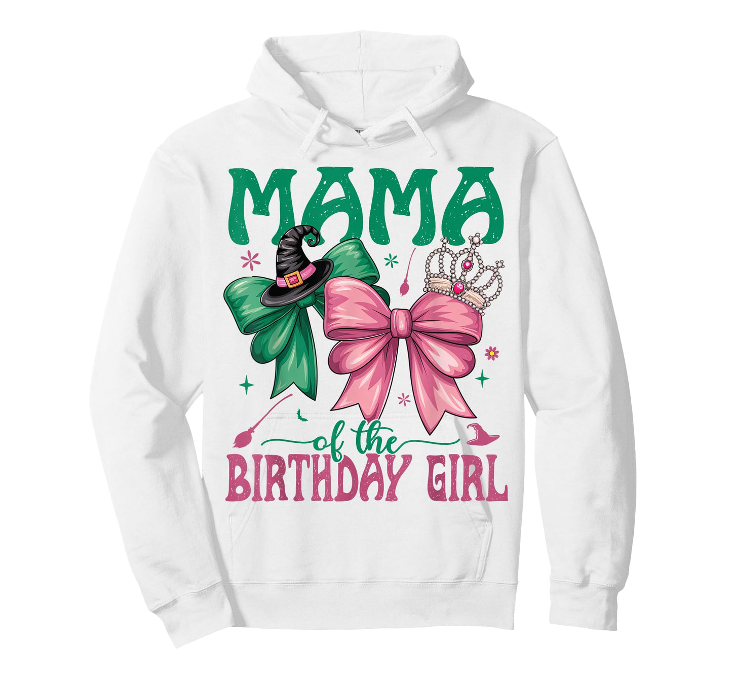 Mama of The Birthday Girl Matching Witch Family Bday Part T-Shirt