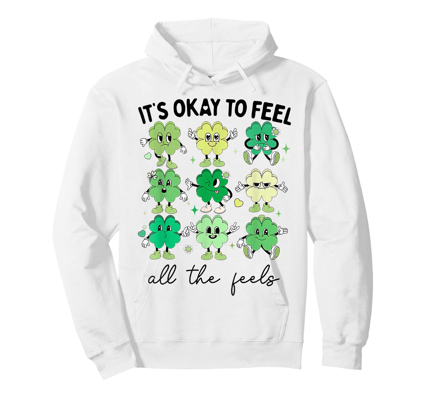 It's Okay to Feel All The Feels Sped Teacher St Patricks Day T-Shirt