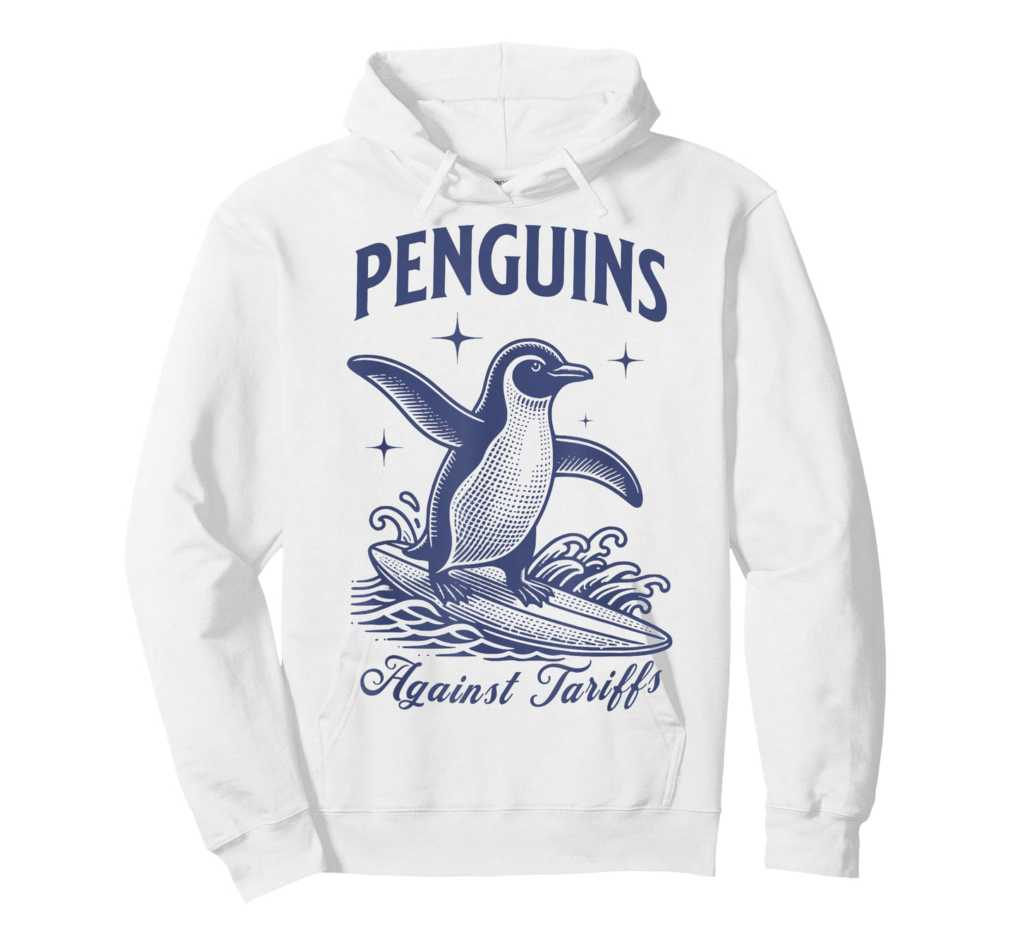 Penguins Against Tariffs Resist Penguins Activism Graphic T-Shirt