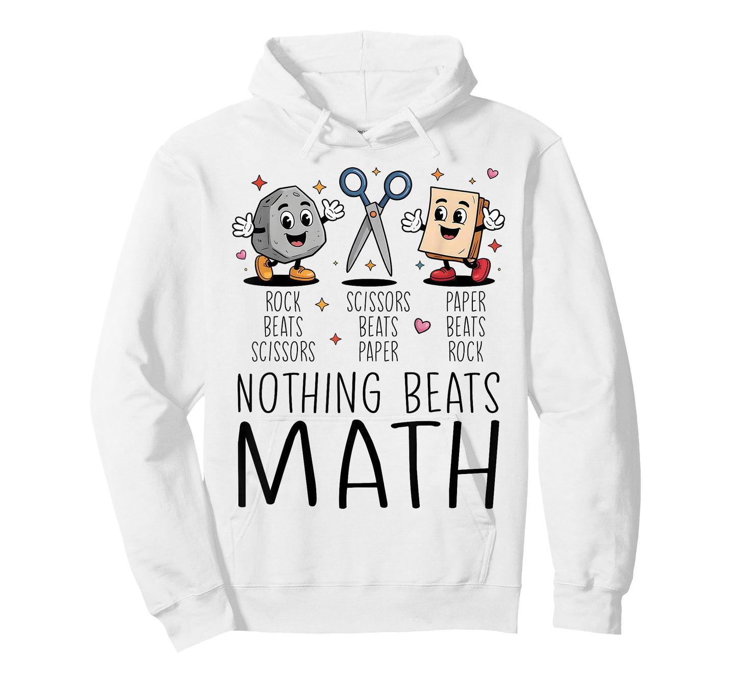 Nothing Beats Math Rock Paper Scissors T-Shirt