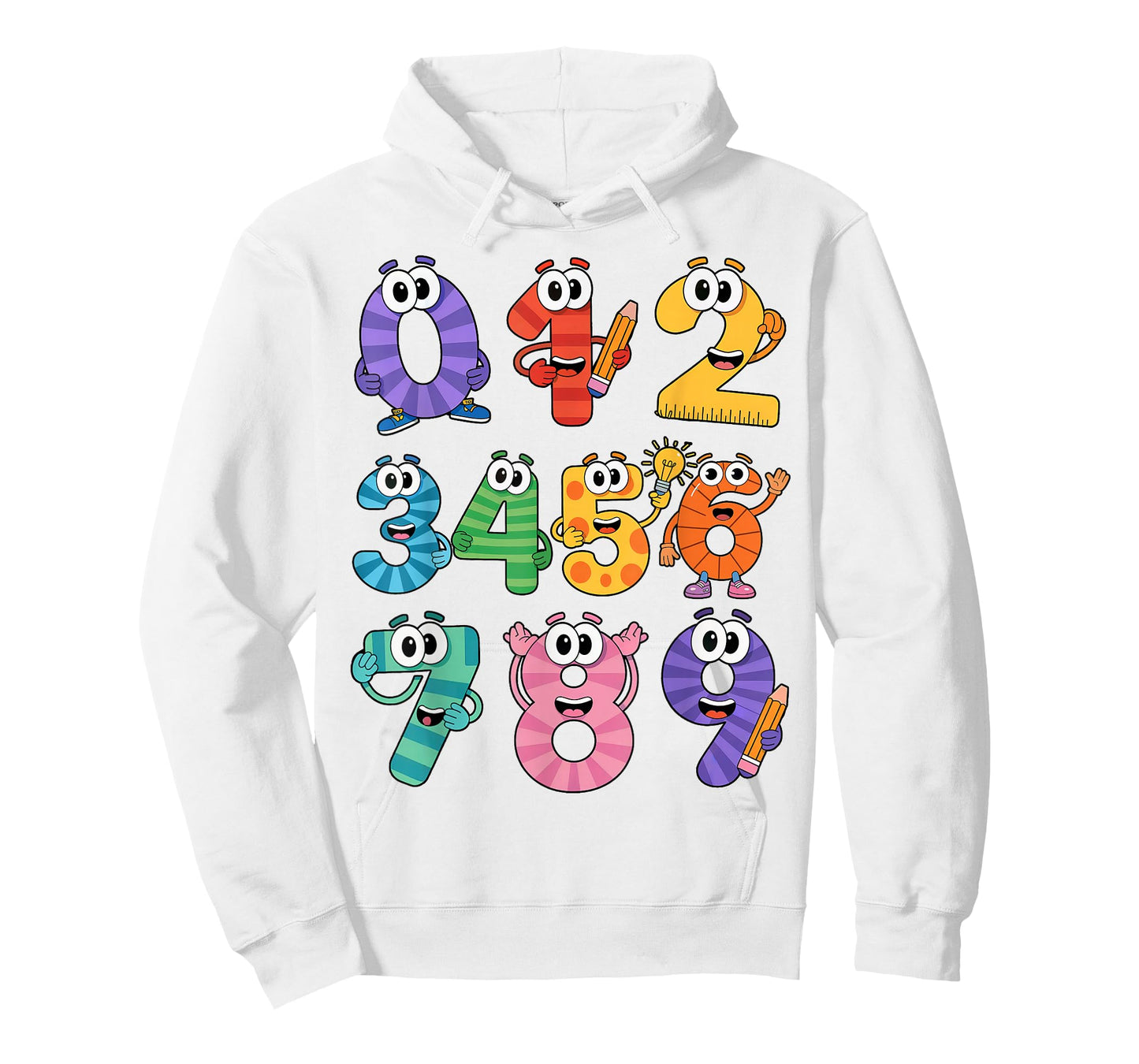 Maths Fancy Dress Idea for Kids Maths Outfit with Numbers On T-Shirt