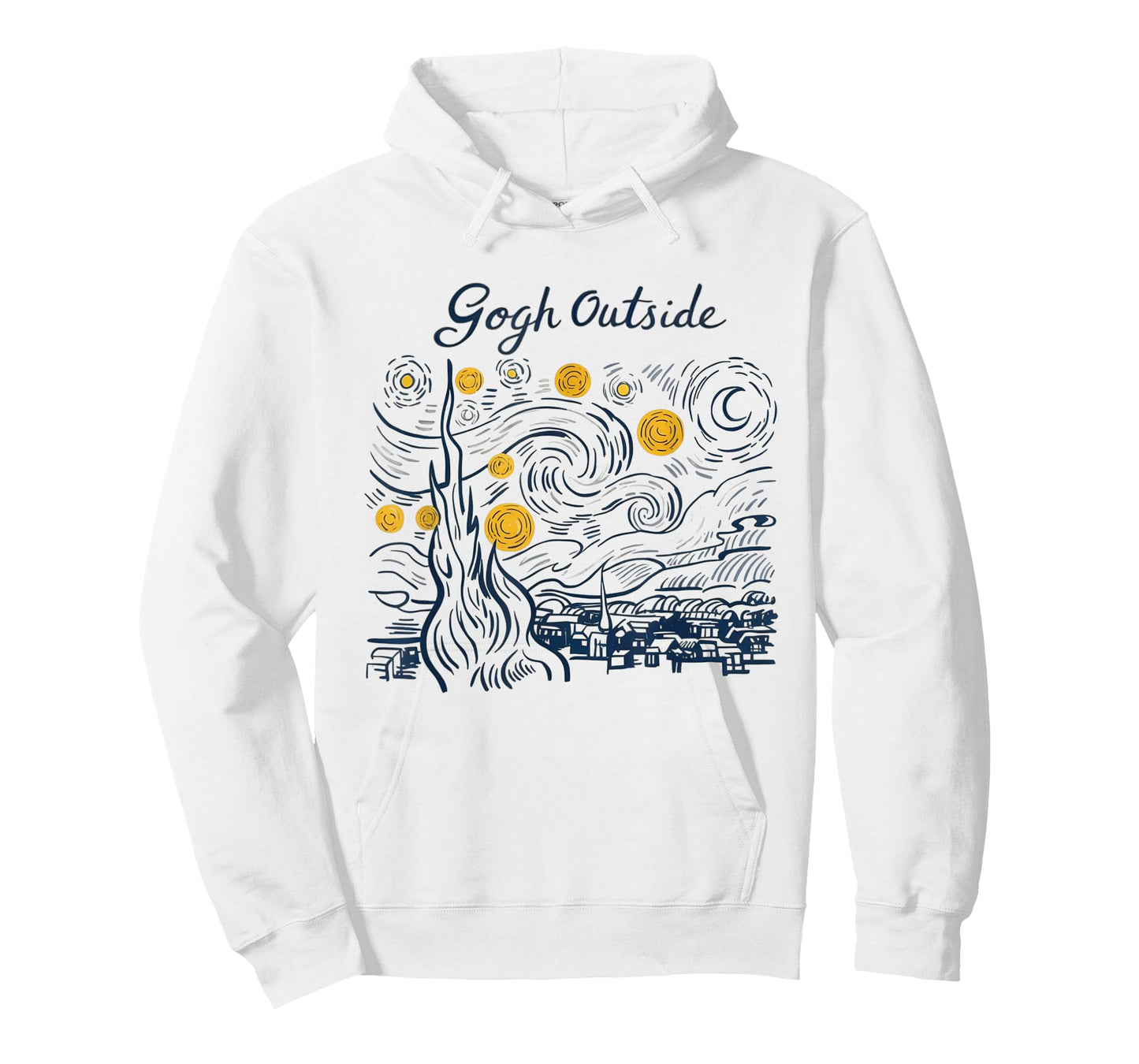 Gogh Outside Art Pun Nature Outdoor Inspired T-Shirt
