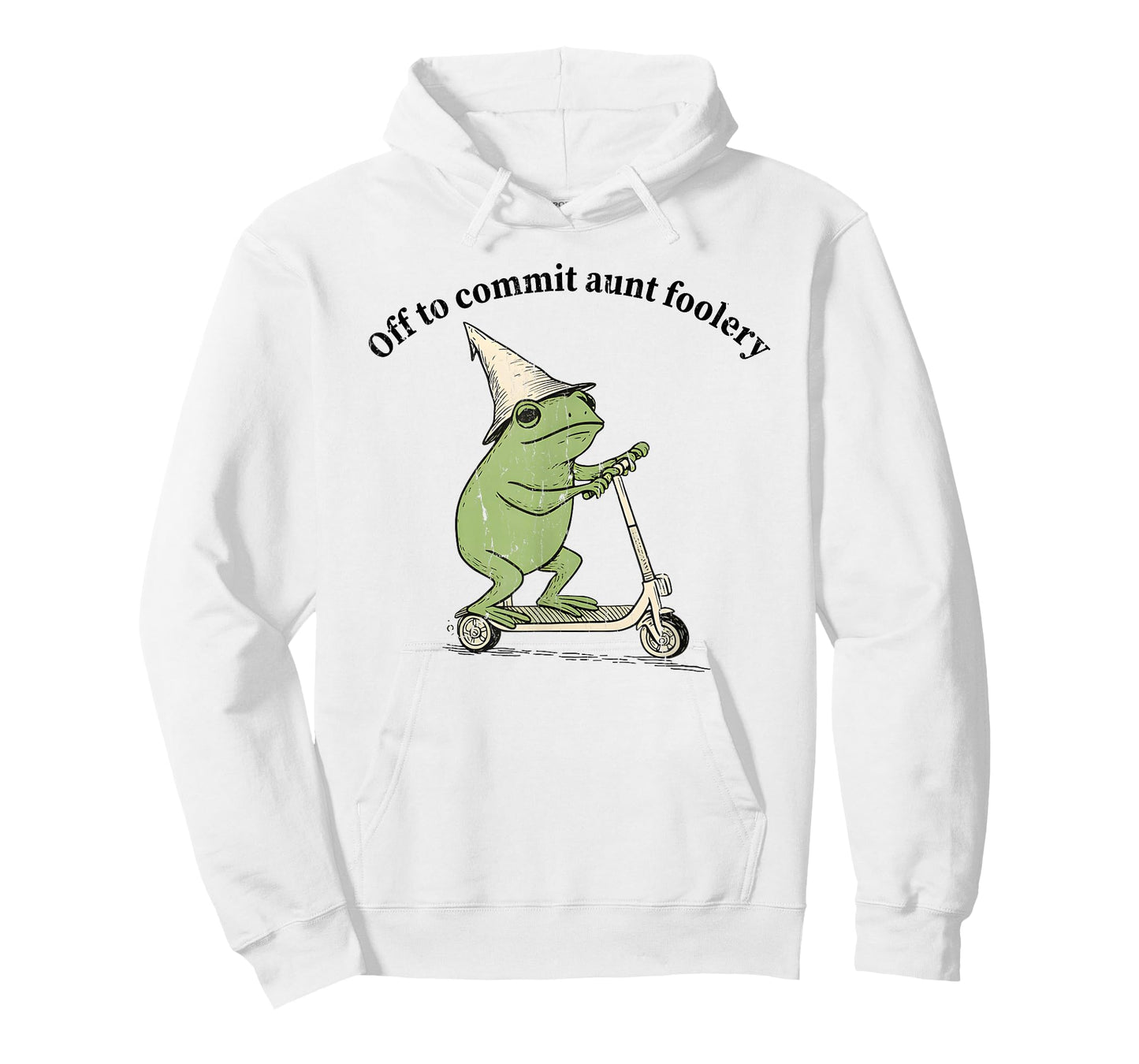 Off to Commit Aunt Foolery, Auntie Frog T-Shirt