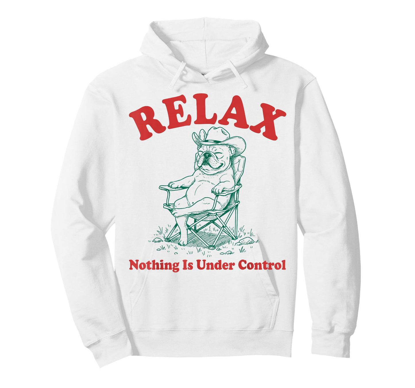 Relax Nothing is Under Control Funny Chill French Bulldog T-Shirt