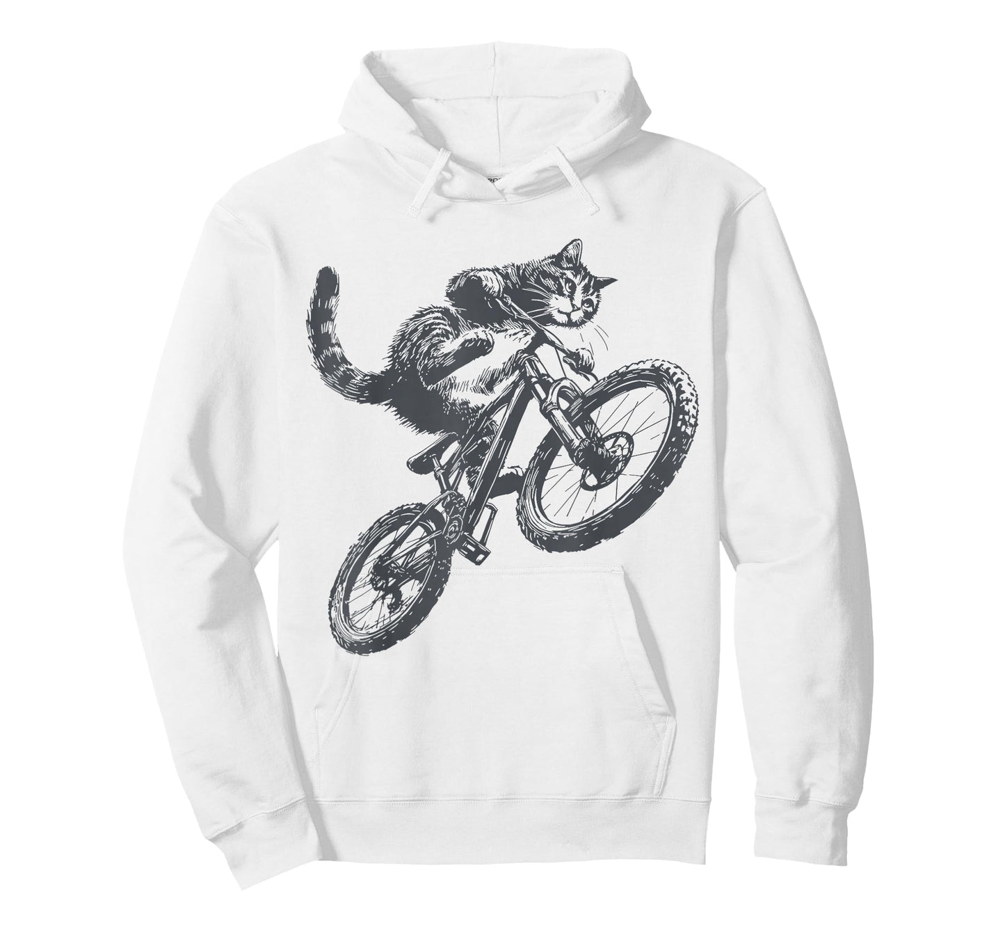 Funny Cat Riding Bicycle Kitten Mountain Bike Men Women T-Shirt