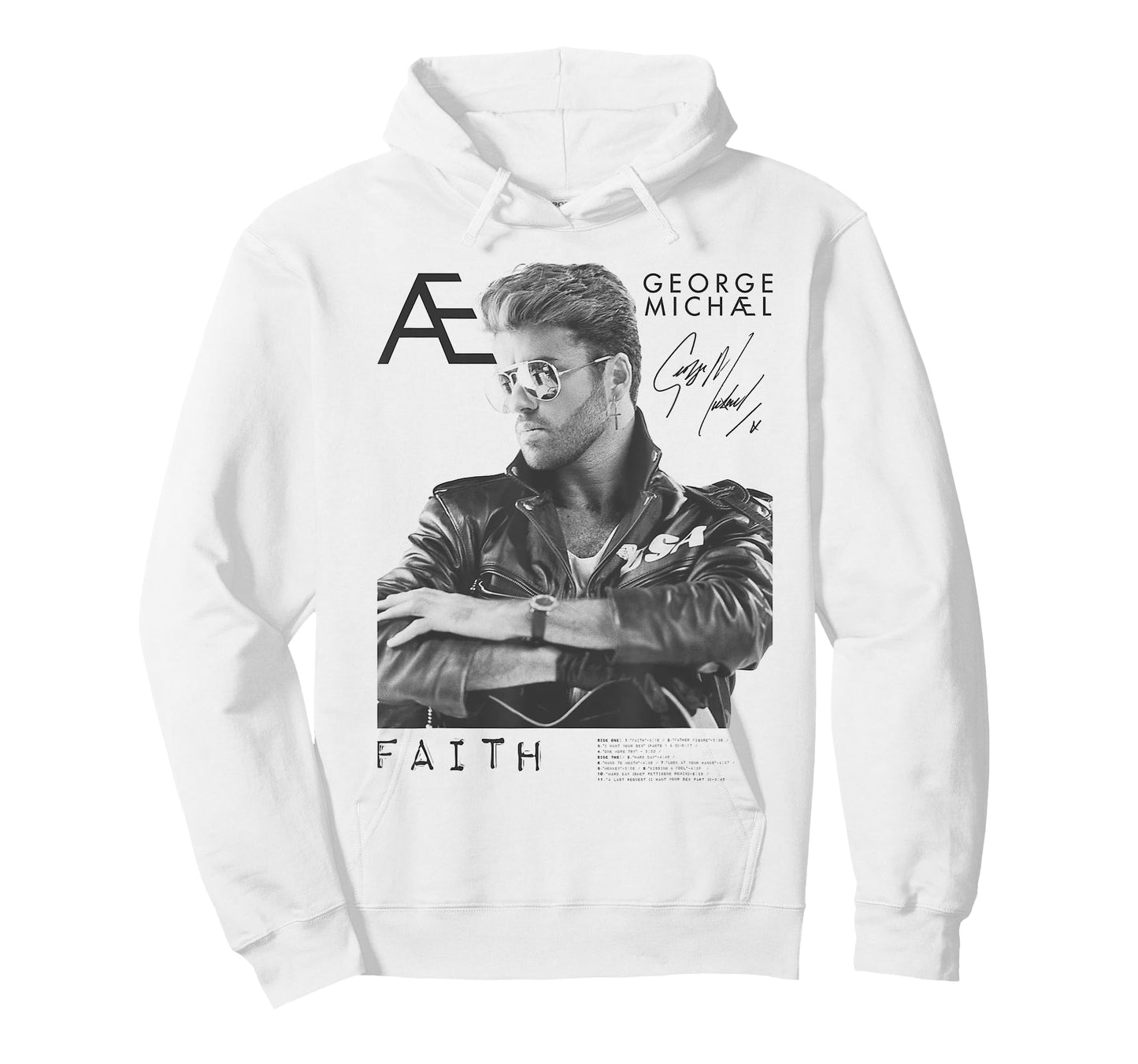 George Michael Signature Faith Graphic T-Shirt