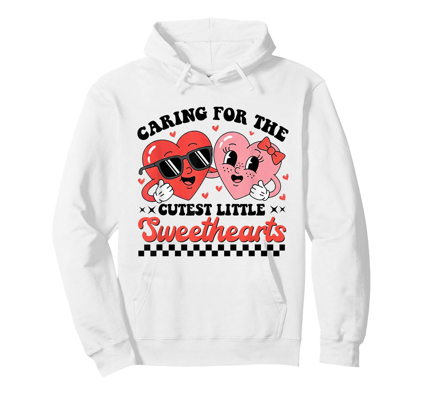 Caring for The Cutest Little Sweathearts Valentines Nurse T-Shirt