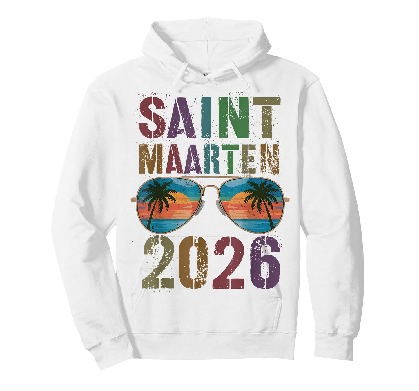 Retro Saint Maarten 2026 Vacay Travel Vacation Matching Trip T-Shirt