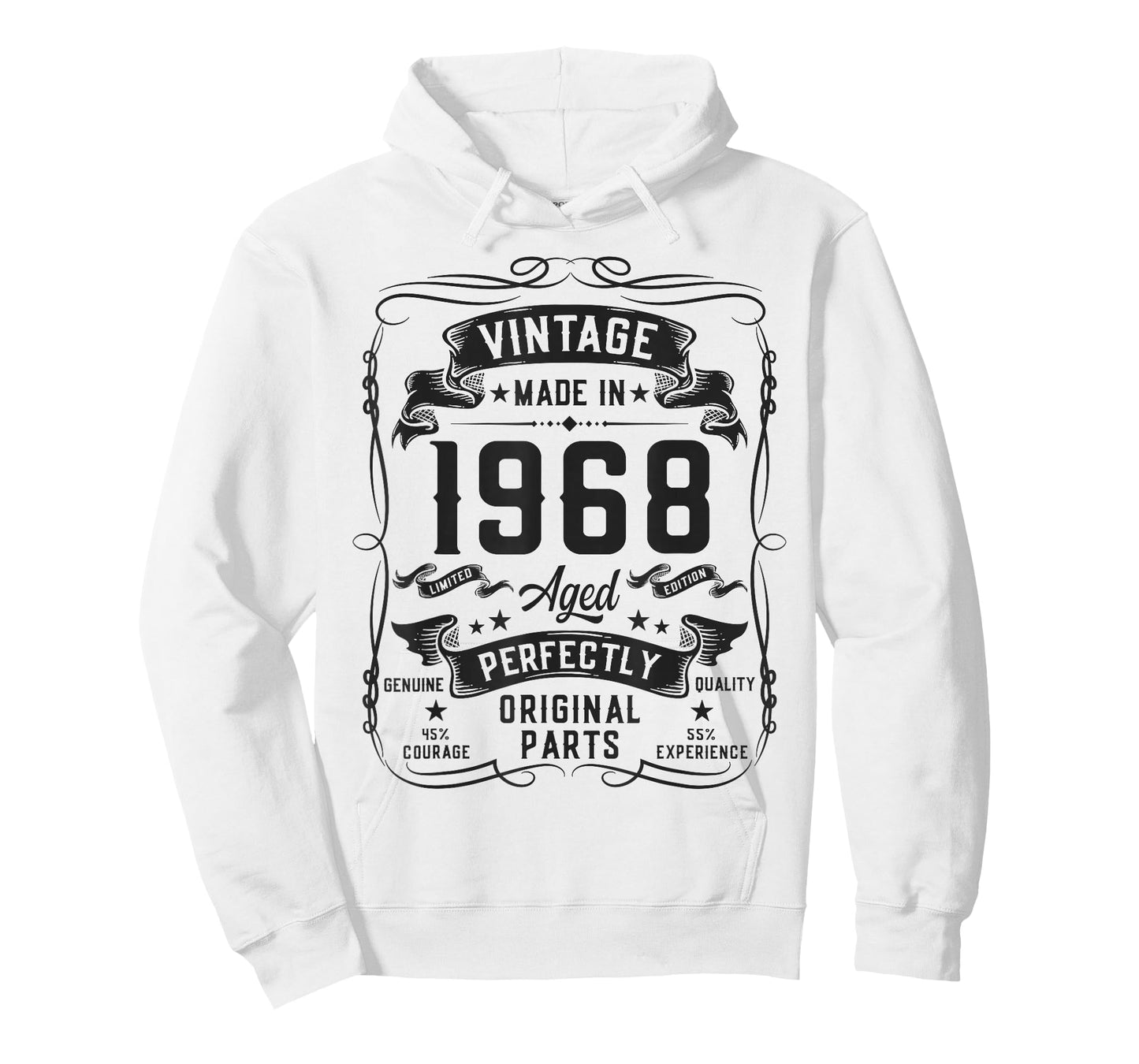 Vintage 1968 58yr 58th Birthday Gifts for Men 58 Years Old T-Shirt