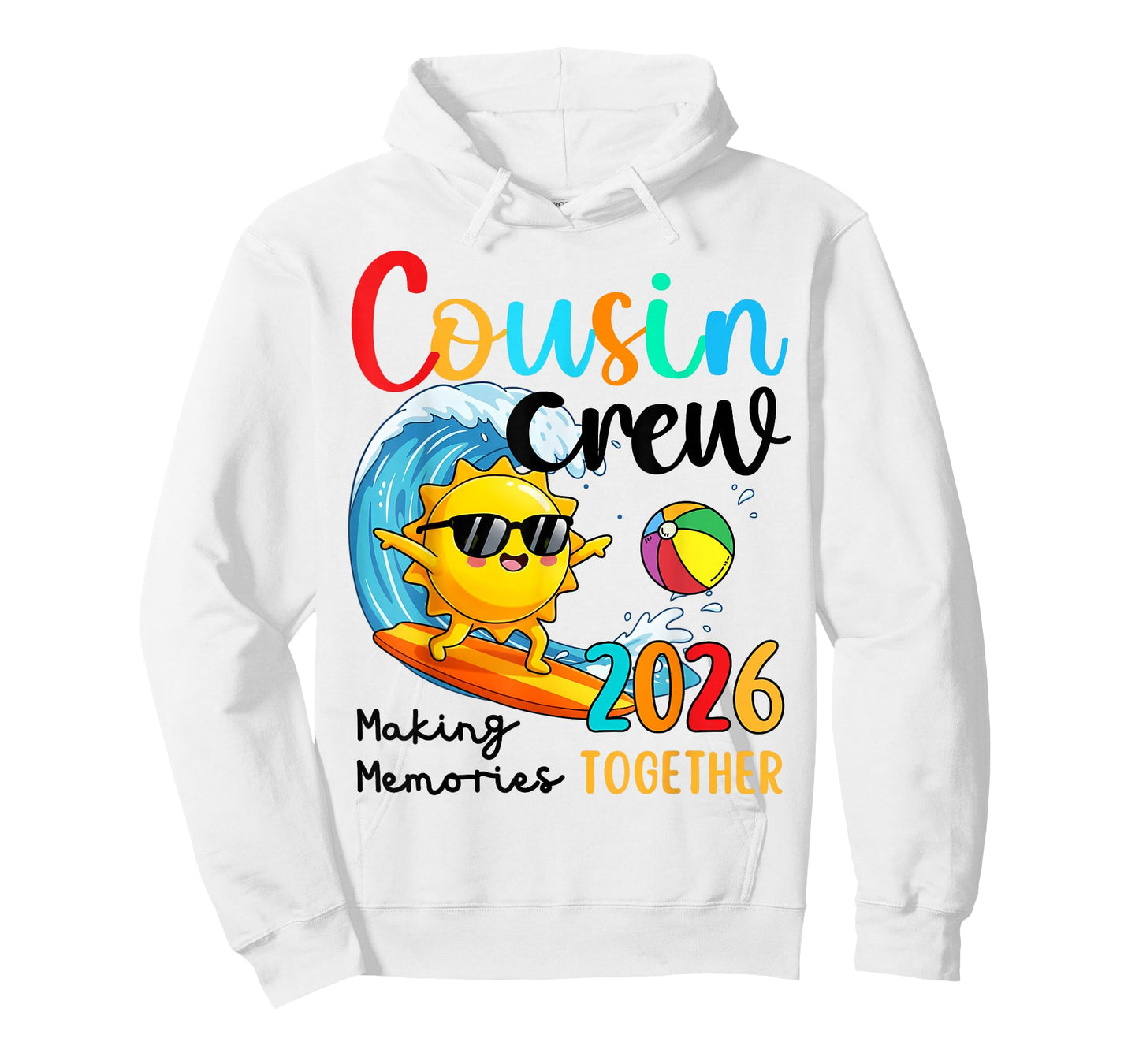 Cousin Crew 2026 Summer Vacation Beach Family Kids Matching T-Shirt