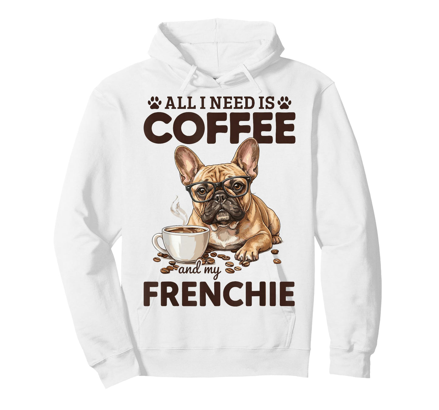 French Bulldog Coffee Frenchie Dog T-Shirt